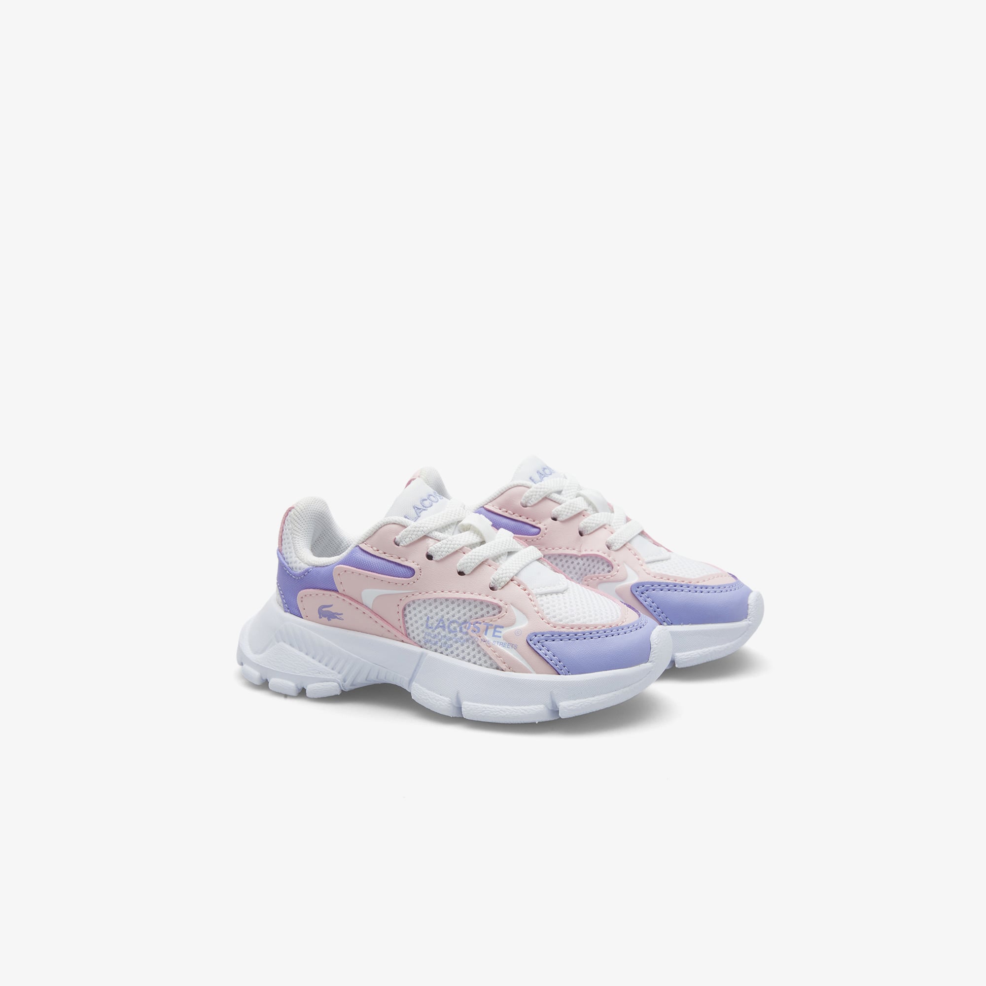 Lacoste L003 Neo Çocuk Mor Sneaker görsel 2