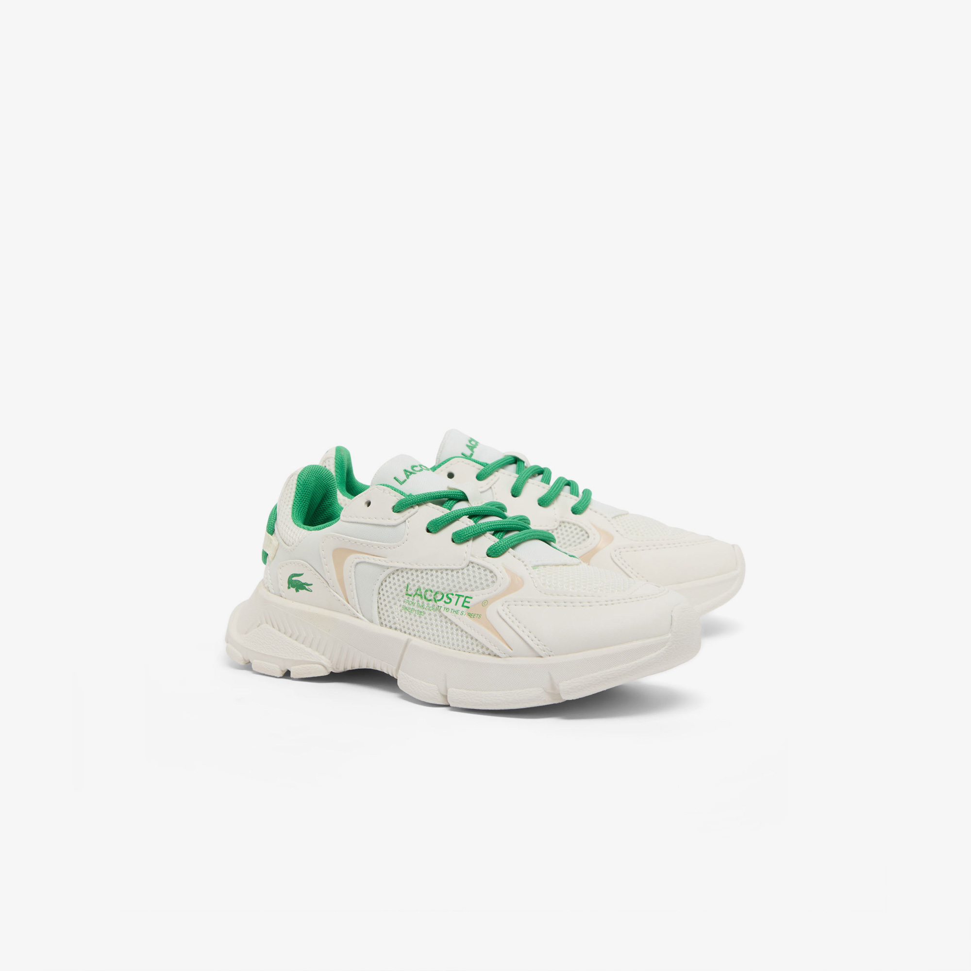 Lacoste L003 Neo Çocuk Bej Sneaker görsel 2