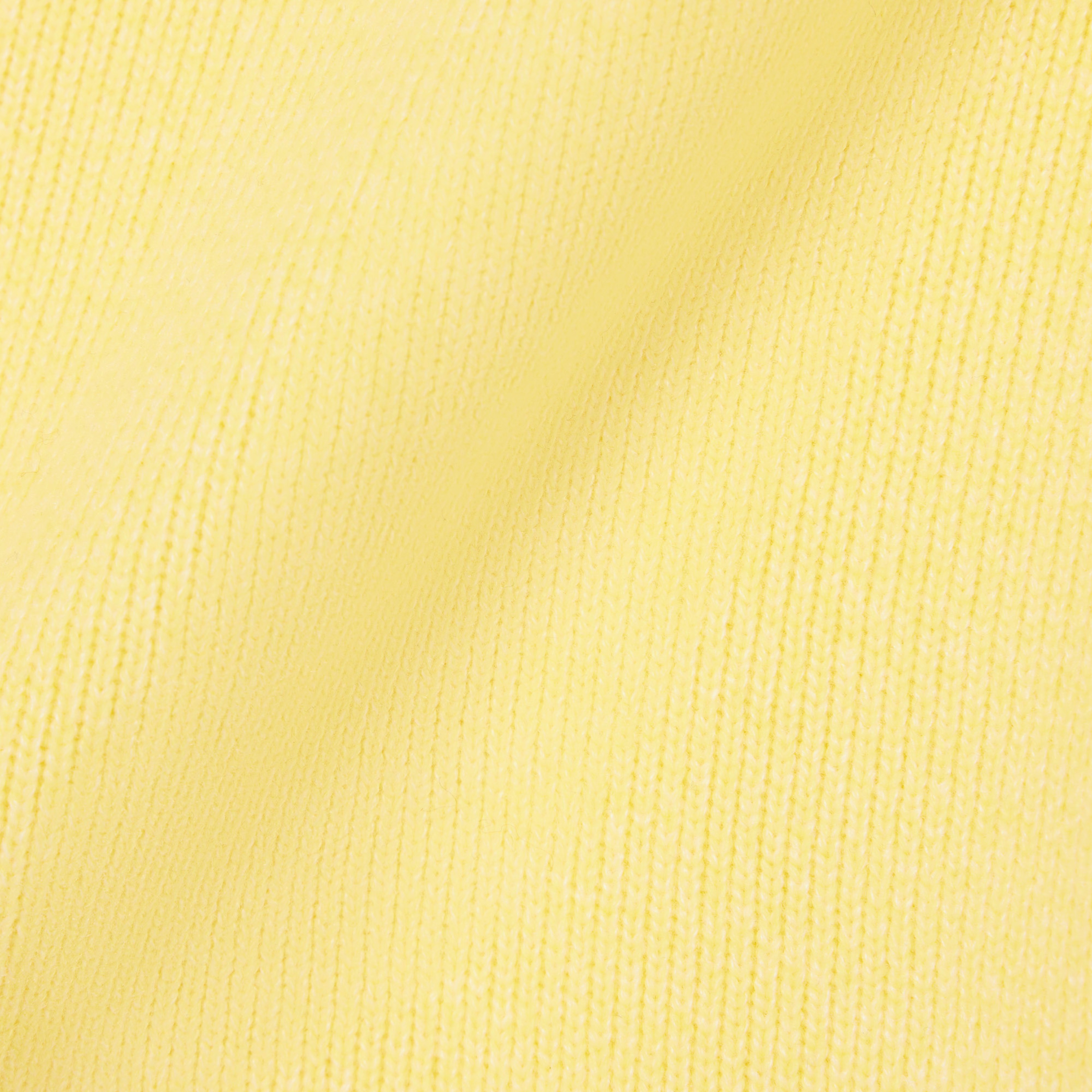 Kadın Oversize Fit Polo Yaka Sarı Sweatshirt