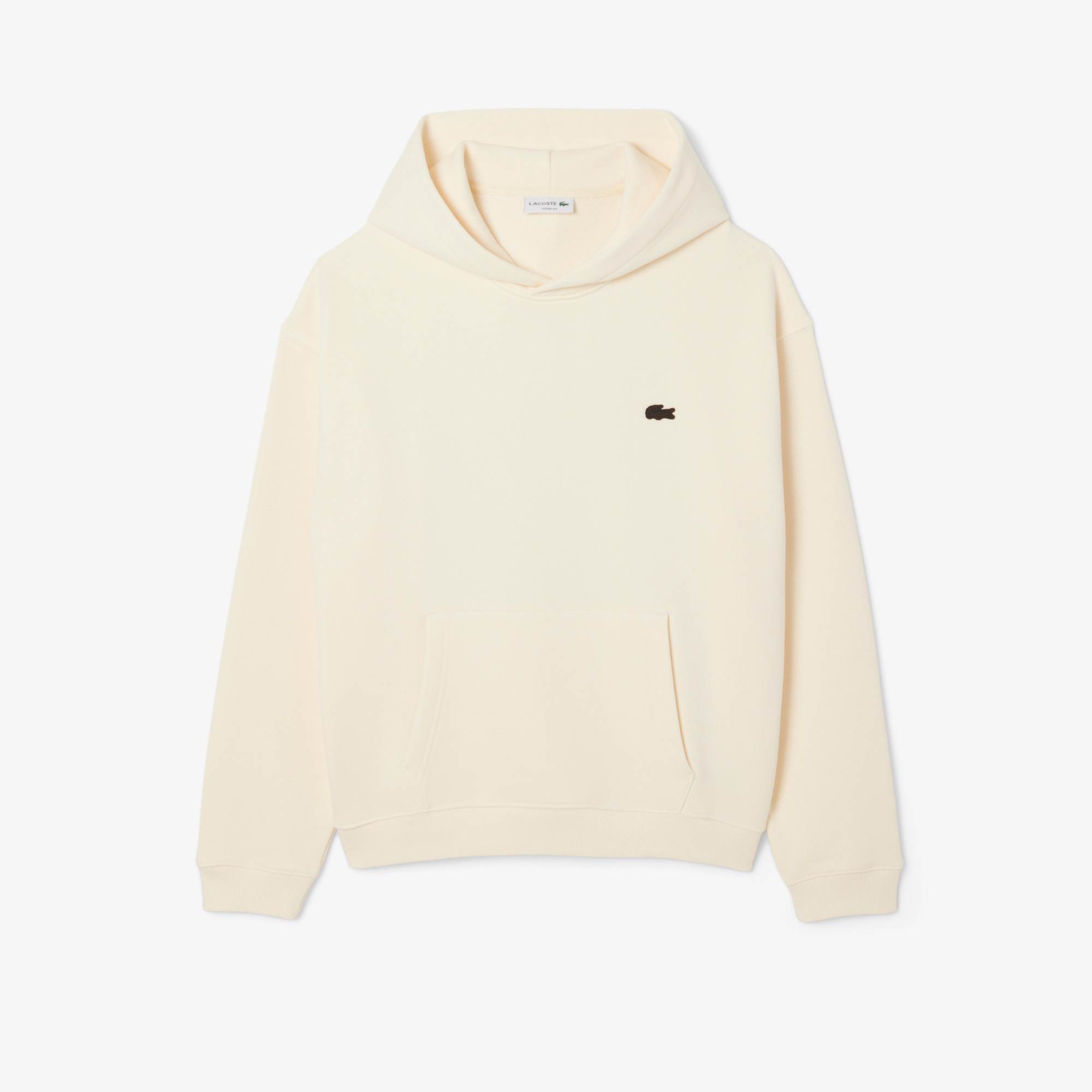 Lacoste Erkek Loose Fit Kapüşonlu Baskılı Sarı Sweatshirt görsel 5
