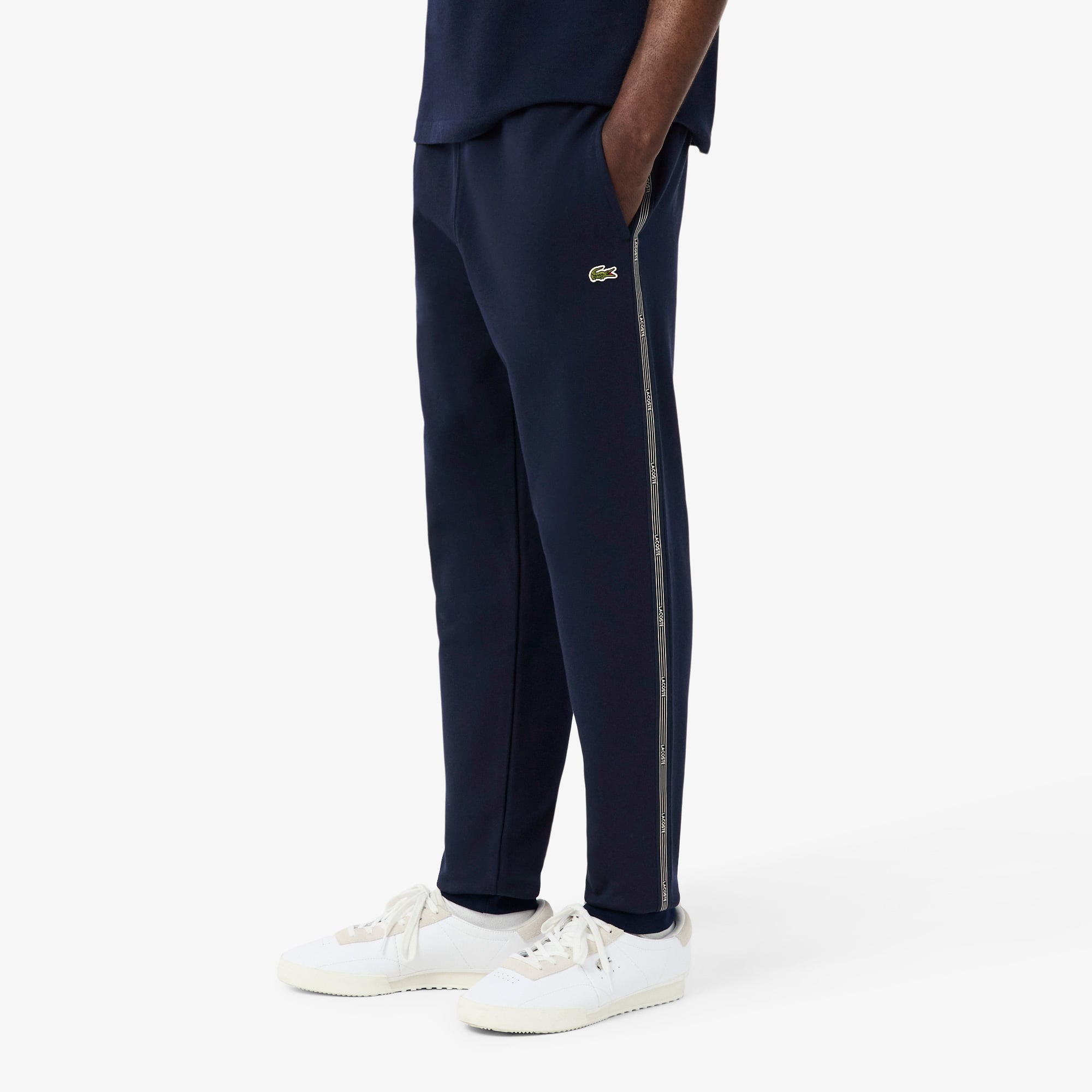Lacoste Erkek Tapered Fit Lacivert Eşofman Altı görsel 2