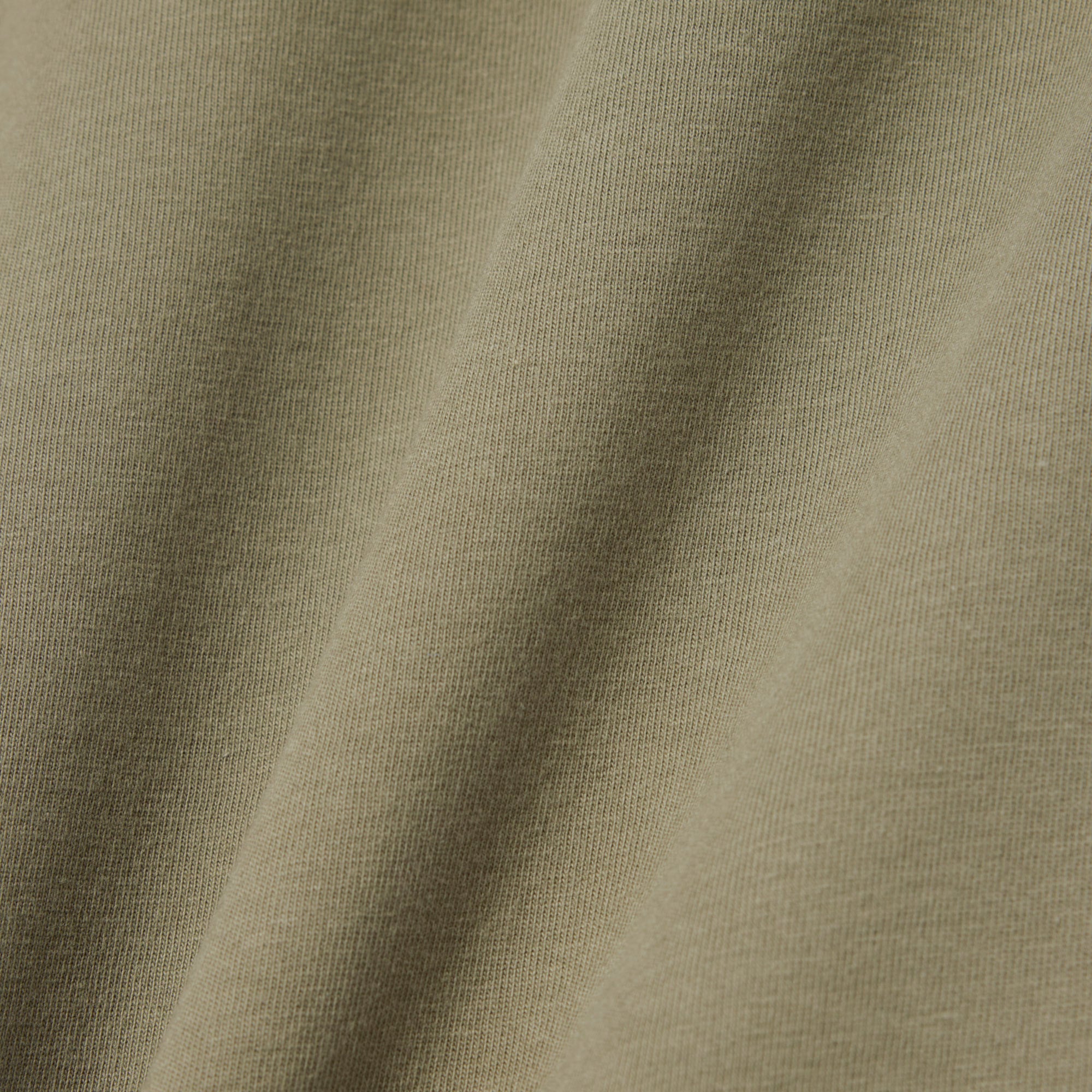 Lacoste Erkek Regular Fit Bisiklet Yaka Haki T-Shirt görsel 7