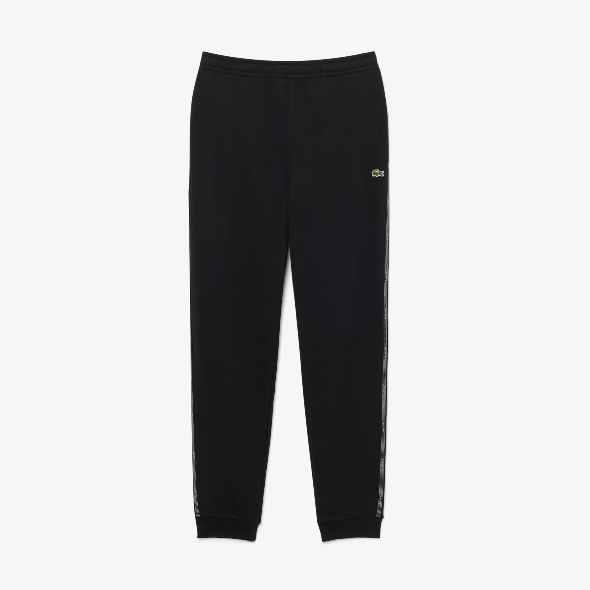 Lacoste Erkek Tapered Fit Siyah Eşofman Altı görsel 5