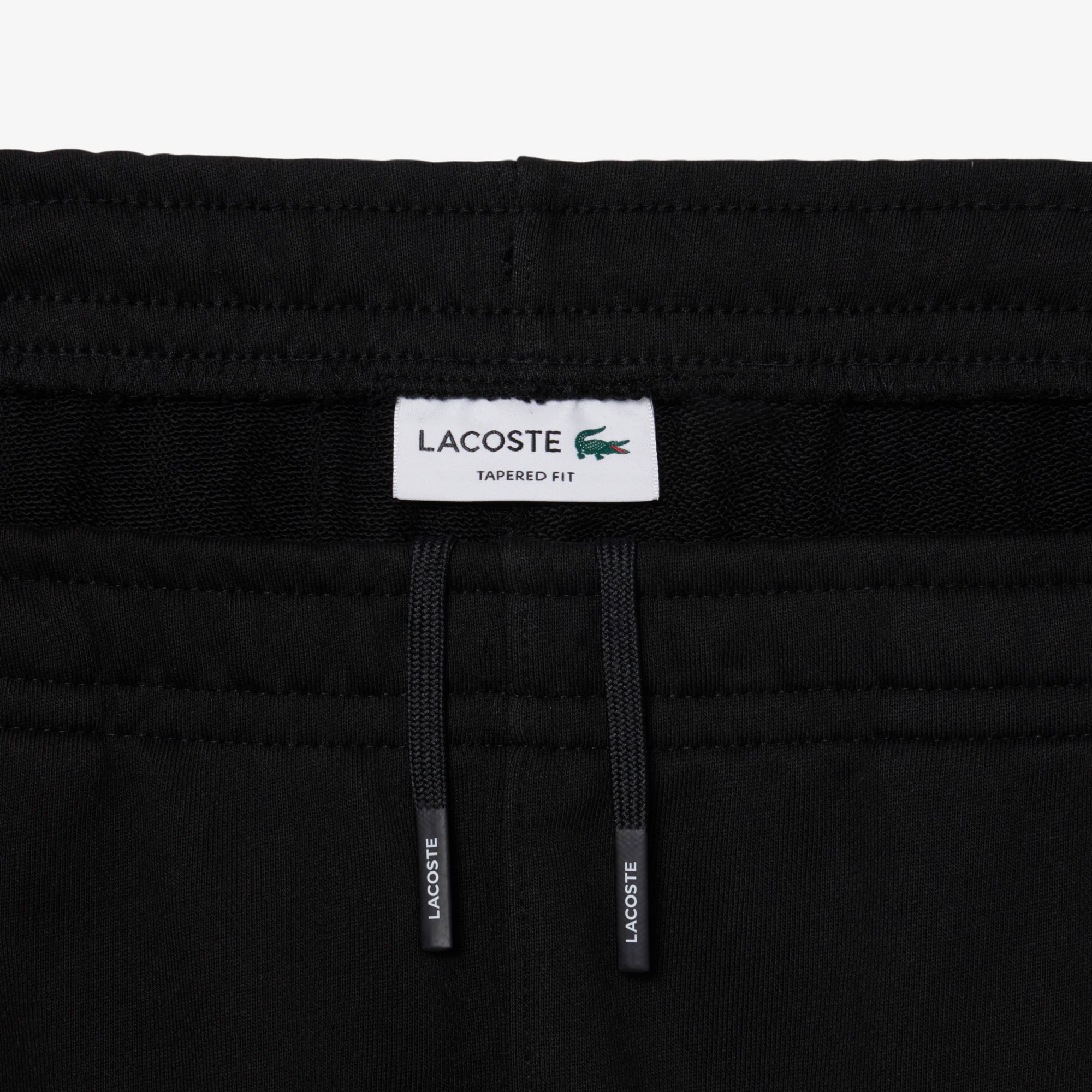 Lacoste Erkek Tapered Fit Siyah Eşofman Altı görsel 7