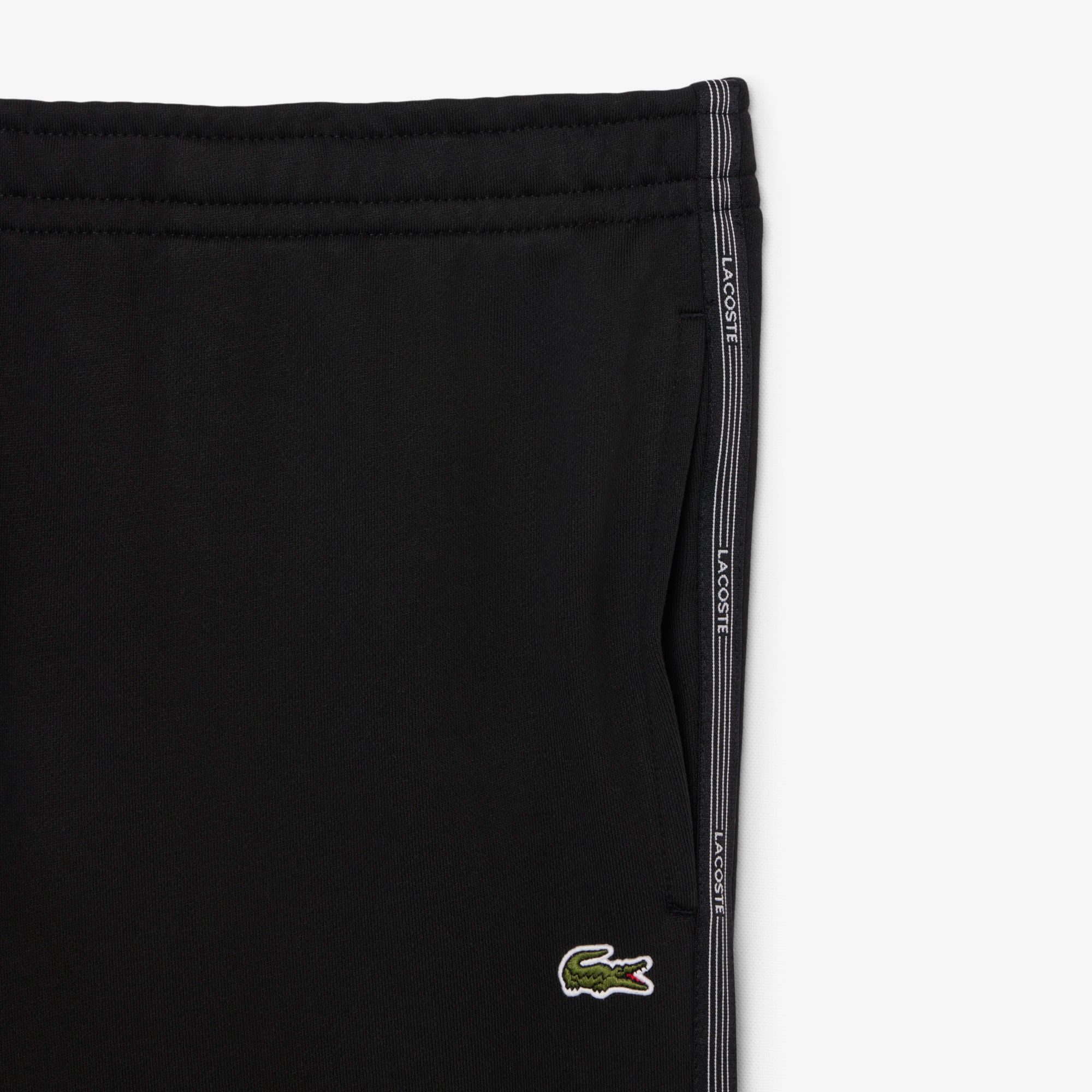Lacoste Erkek Tapered Fit Siyah Eşofman Altı görsel 6