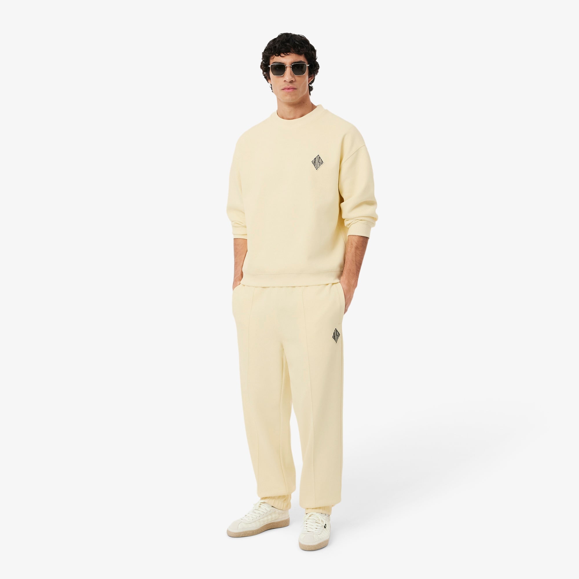 Erkek Regular Fit Sarı Eşofman Altı