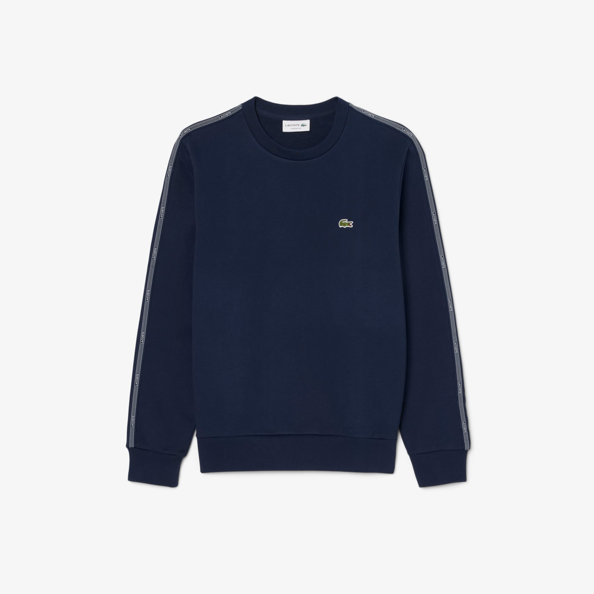 Lacoste Erkek Classic Fit Bisiklet Yaka Lacivert Sweatshirt görsel 5