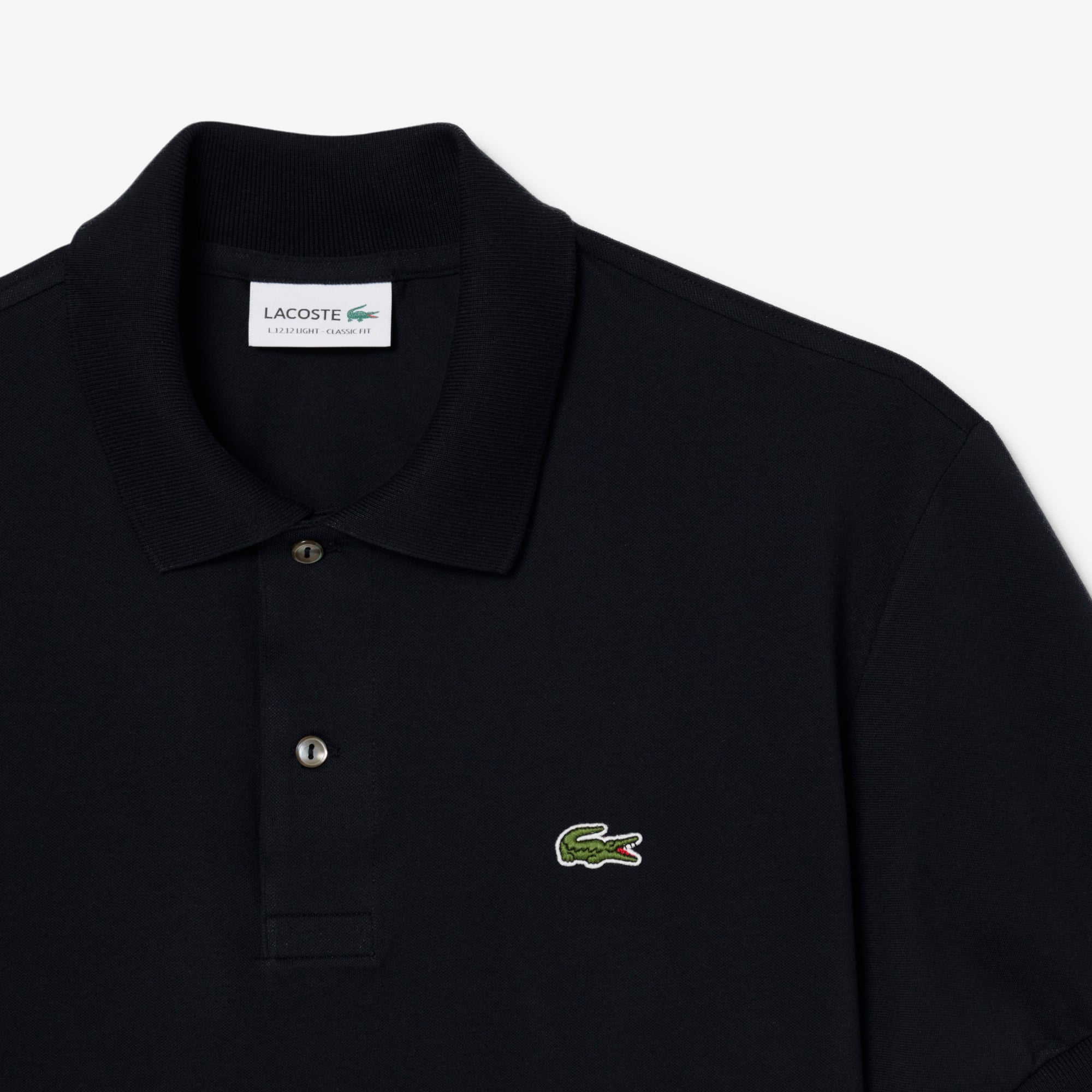 Lacoste L.12.12 Light Erkek Classic Fit Koyu Gri Polo görsel 6