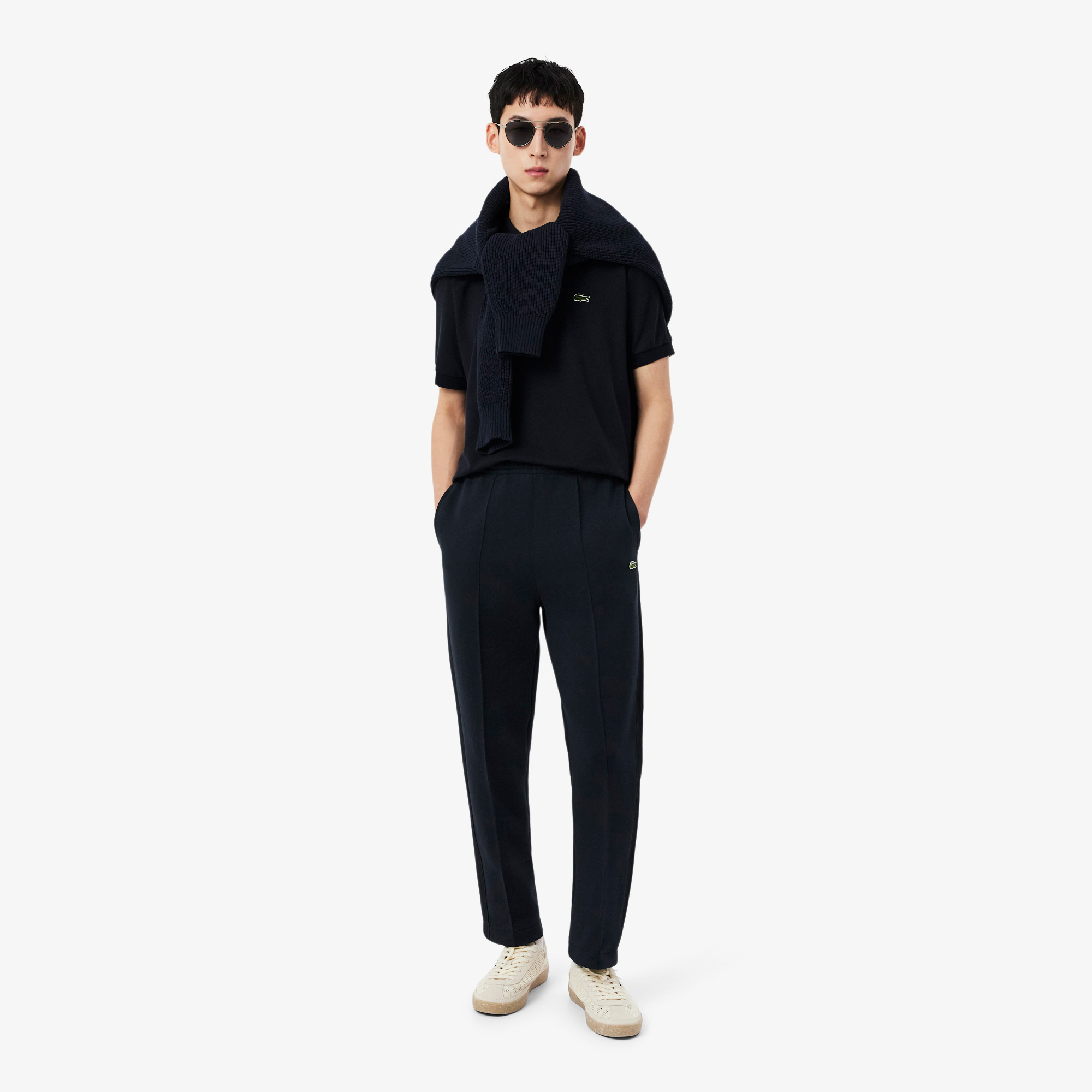 Lacoste L.12.12 Light Erkek Classic Fit Koyu Gri Polo görsel 4