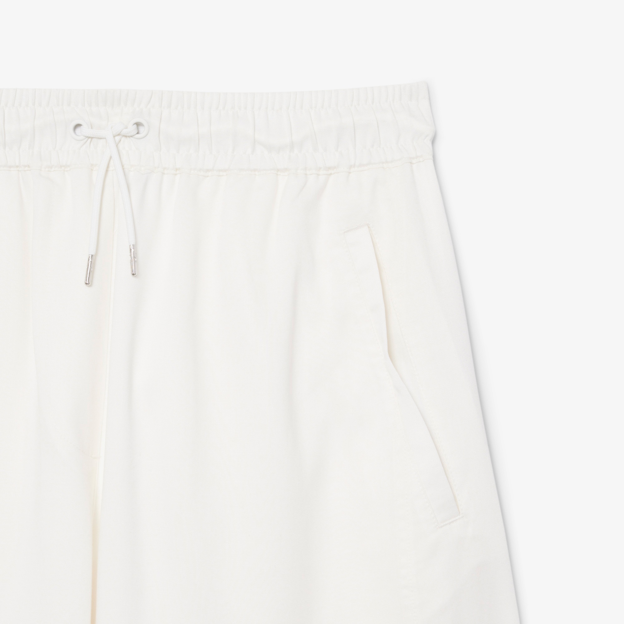 Kadın Oversize Fit Beyaz Pantolon