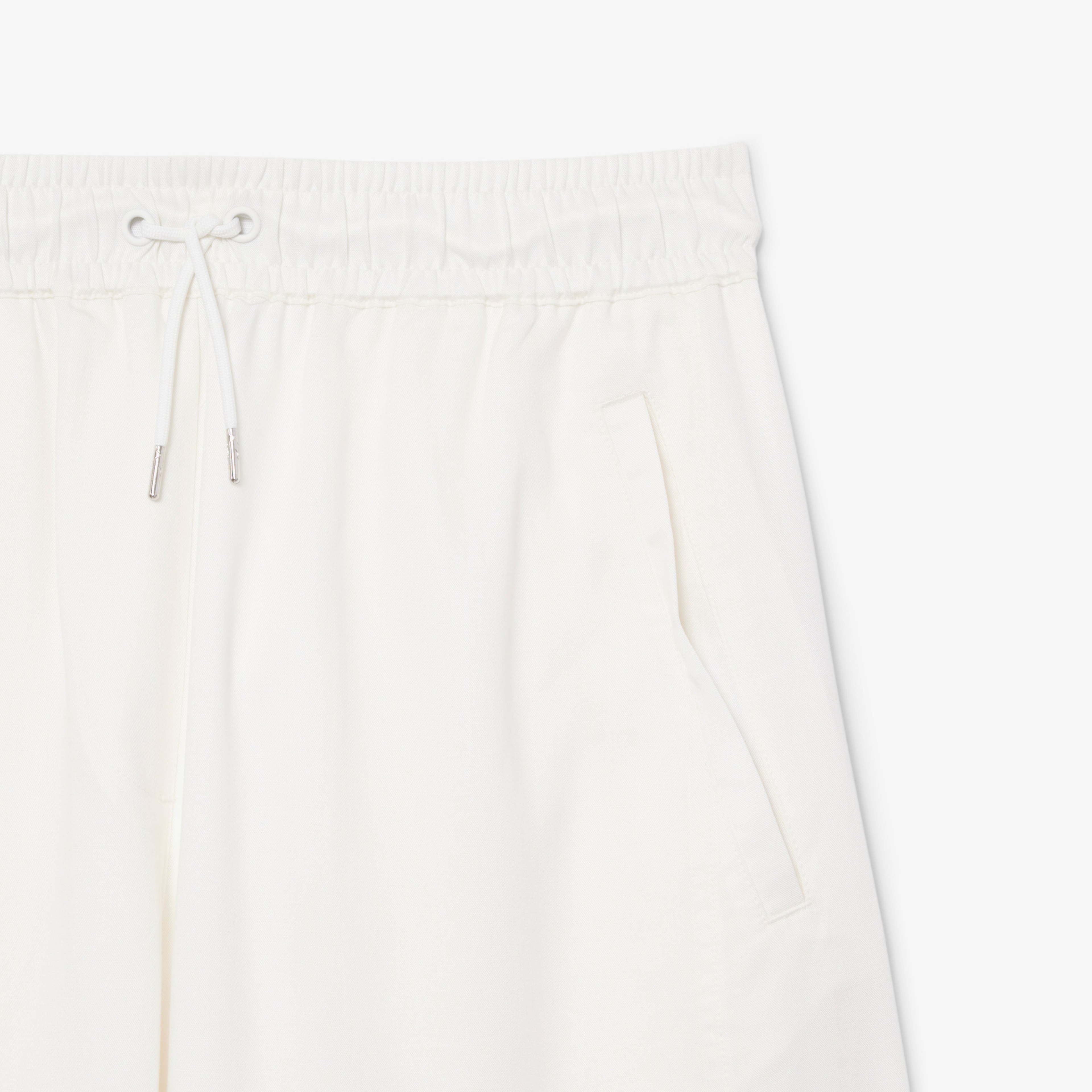 Kadın Oversize Fit Beyaz Pantolon