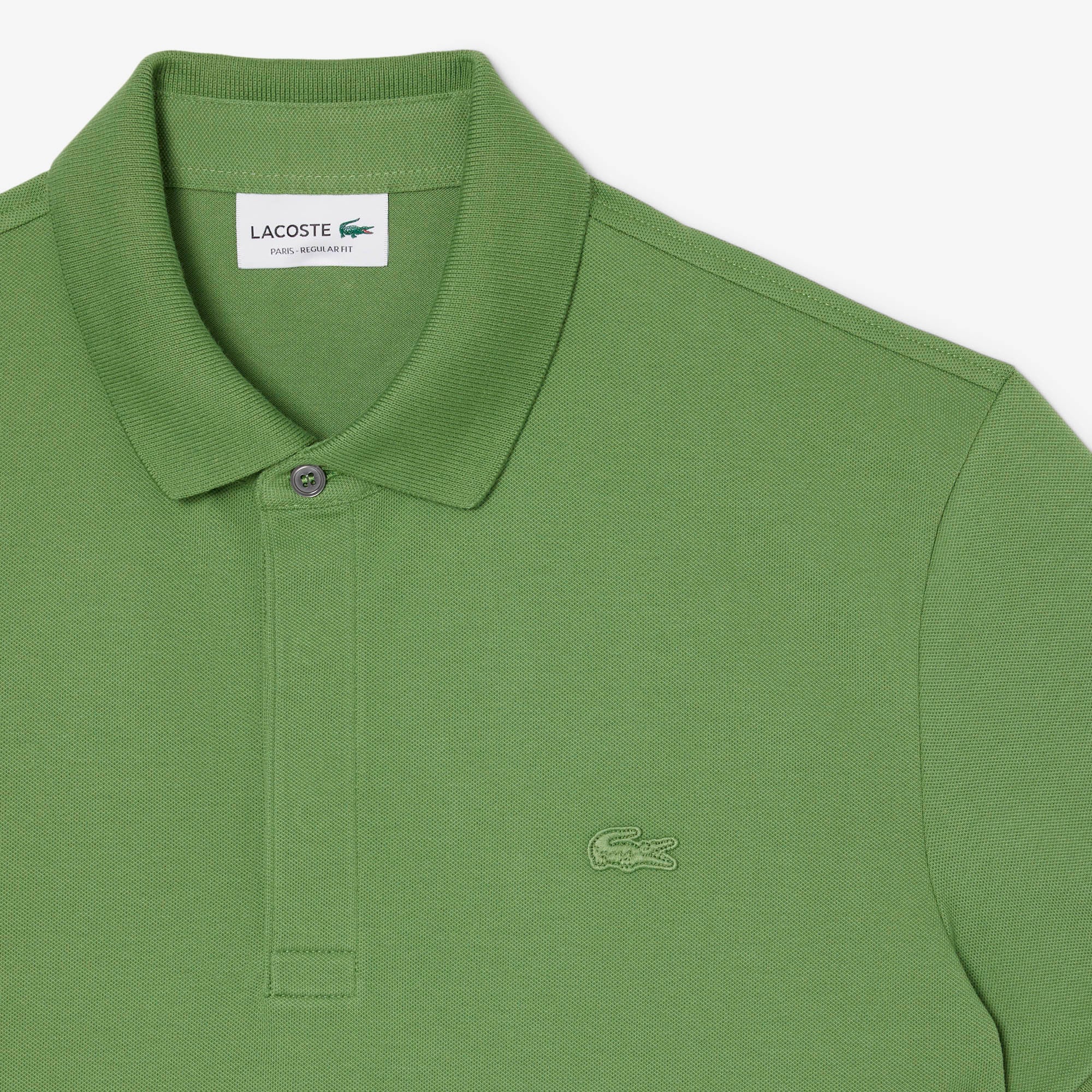 Lacoste Erkek Regular Fit Yeşil Paris Polo görsel 6