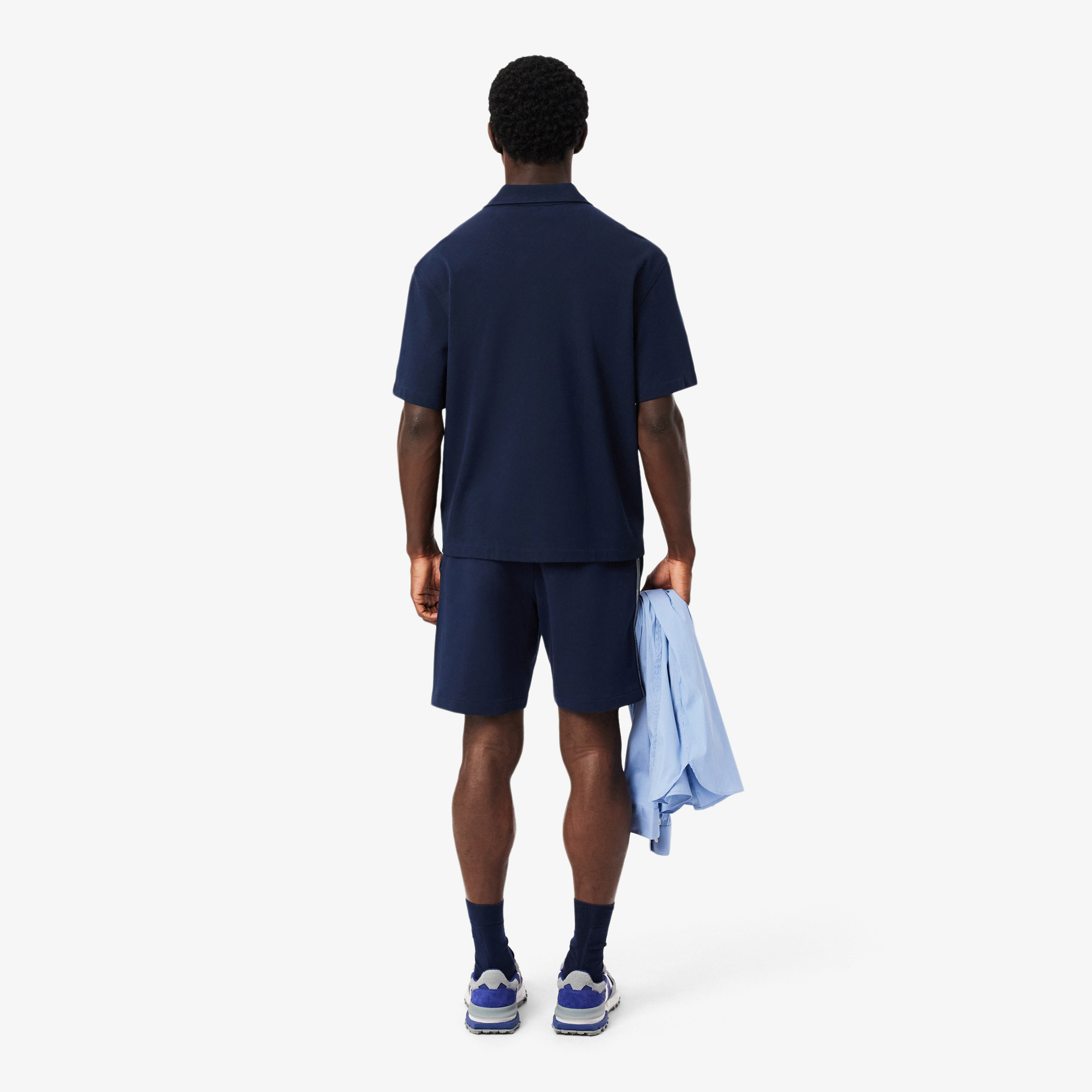 Lacoste Erkek Regular Fit Lacivert Şort görsel 3