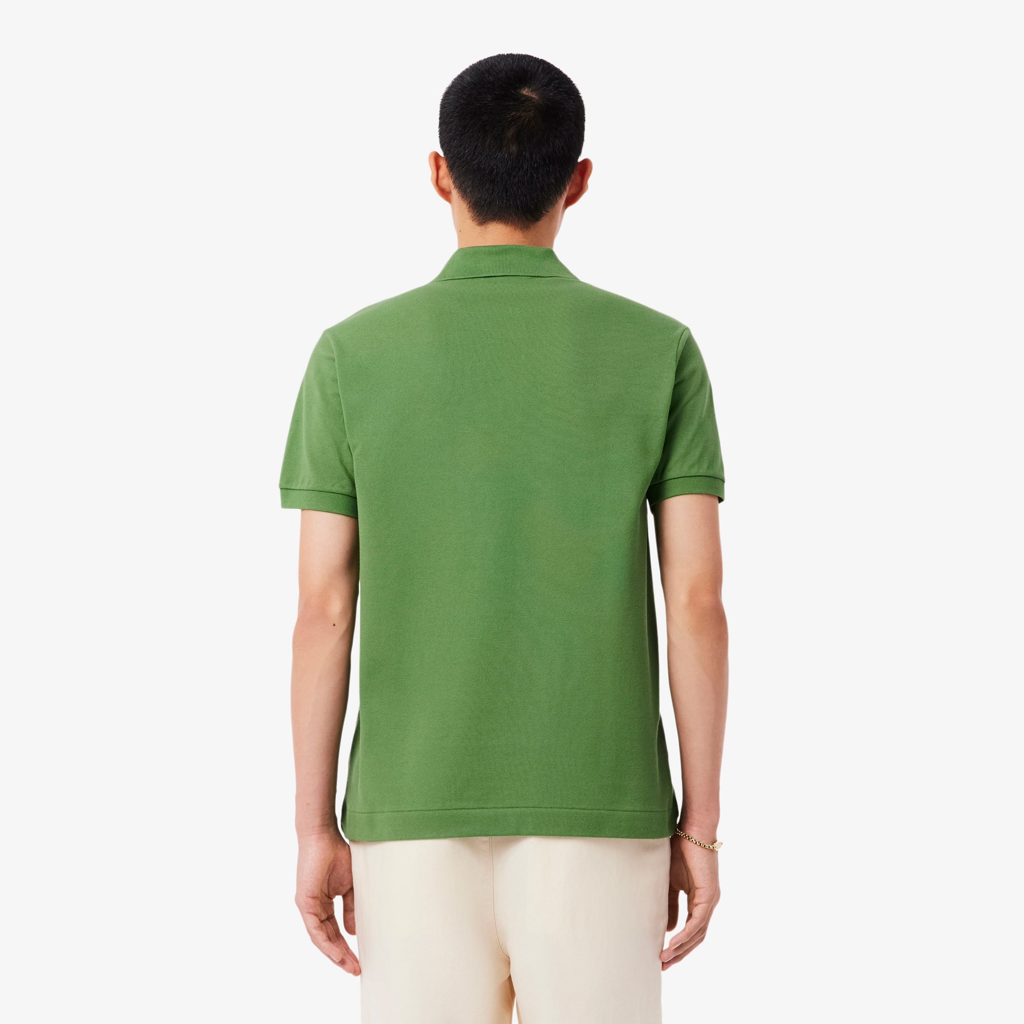 Lacoste L.12.12 Erkek Classic Fit Yeşil Polo görsel 3