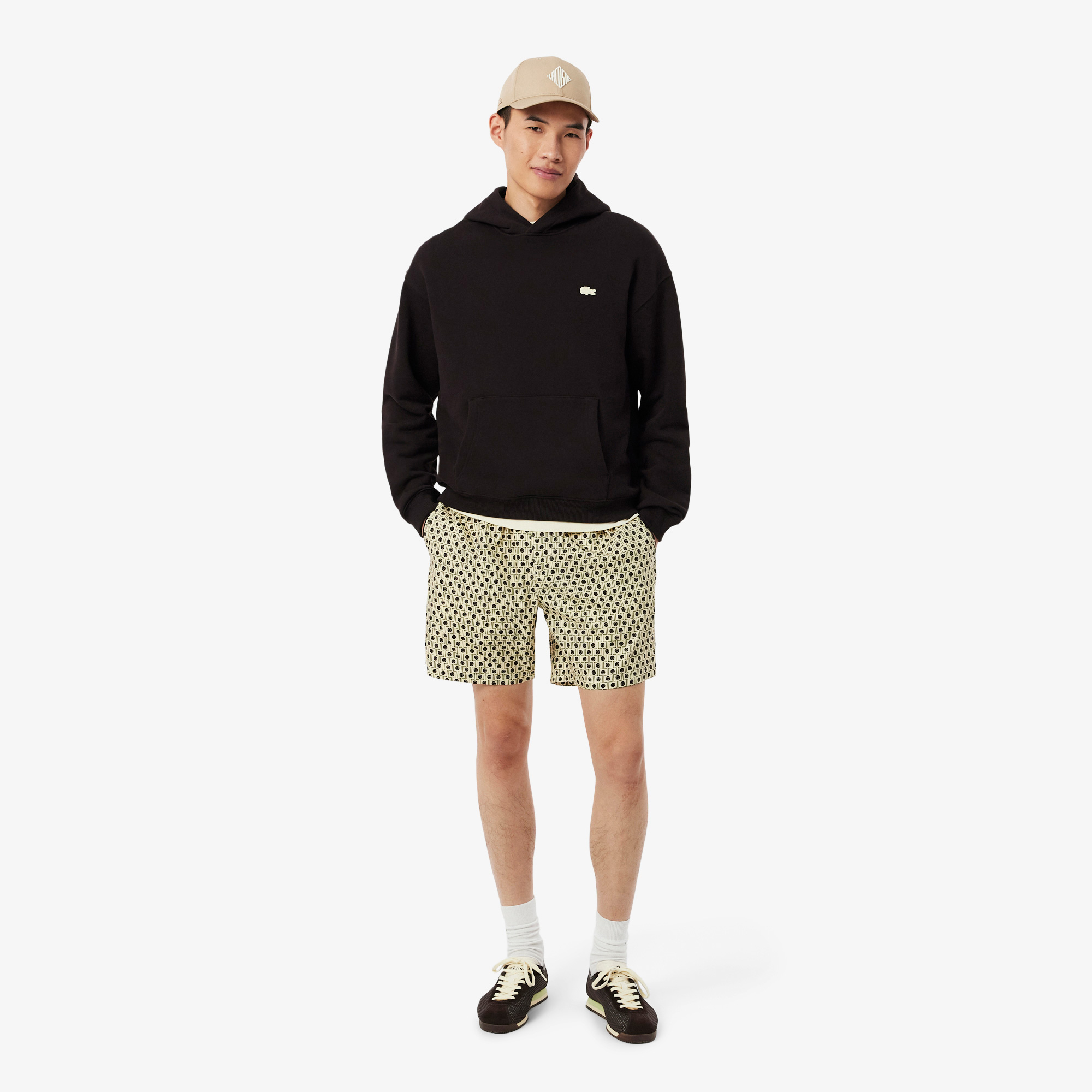 Lacoste Unisex Bej Şapka görsel 5
