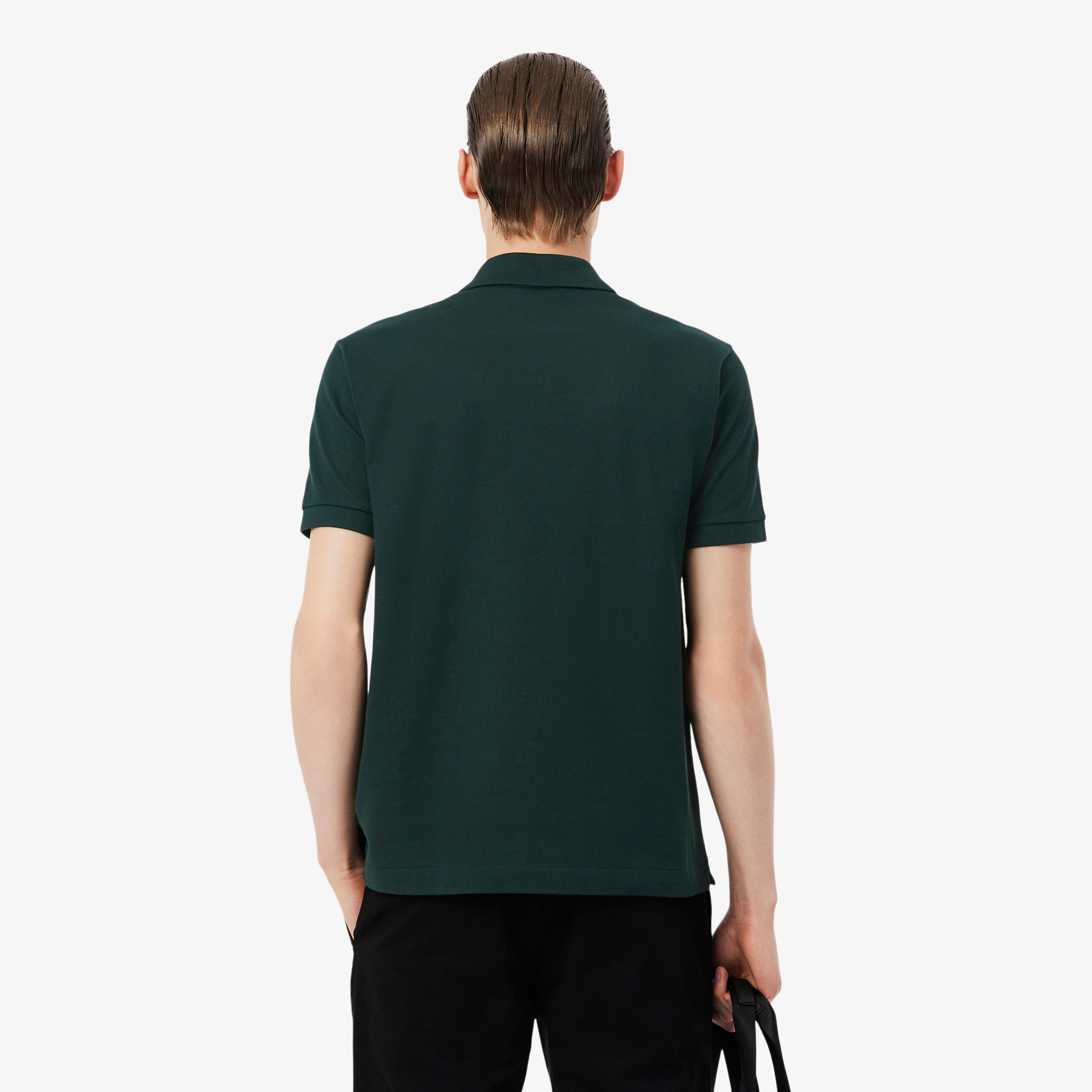 Lacoste L.12.12 Erkek Classic Fit Yeşil Polo görsel 3