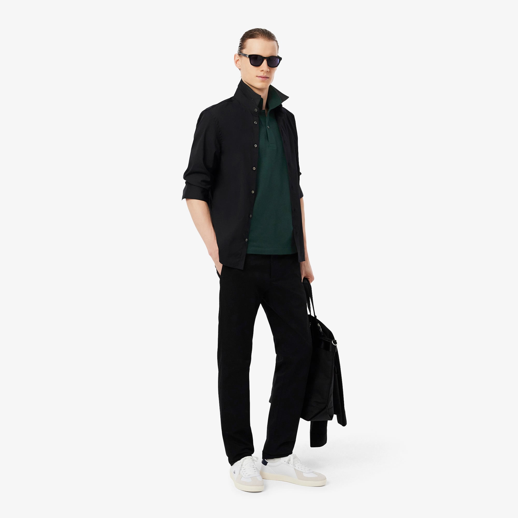 Lacoste L.12.12 Erkek Classic Fit Yeşil Polo görsel 4