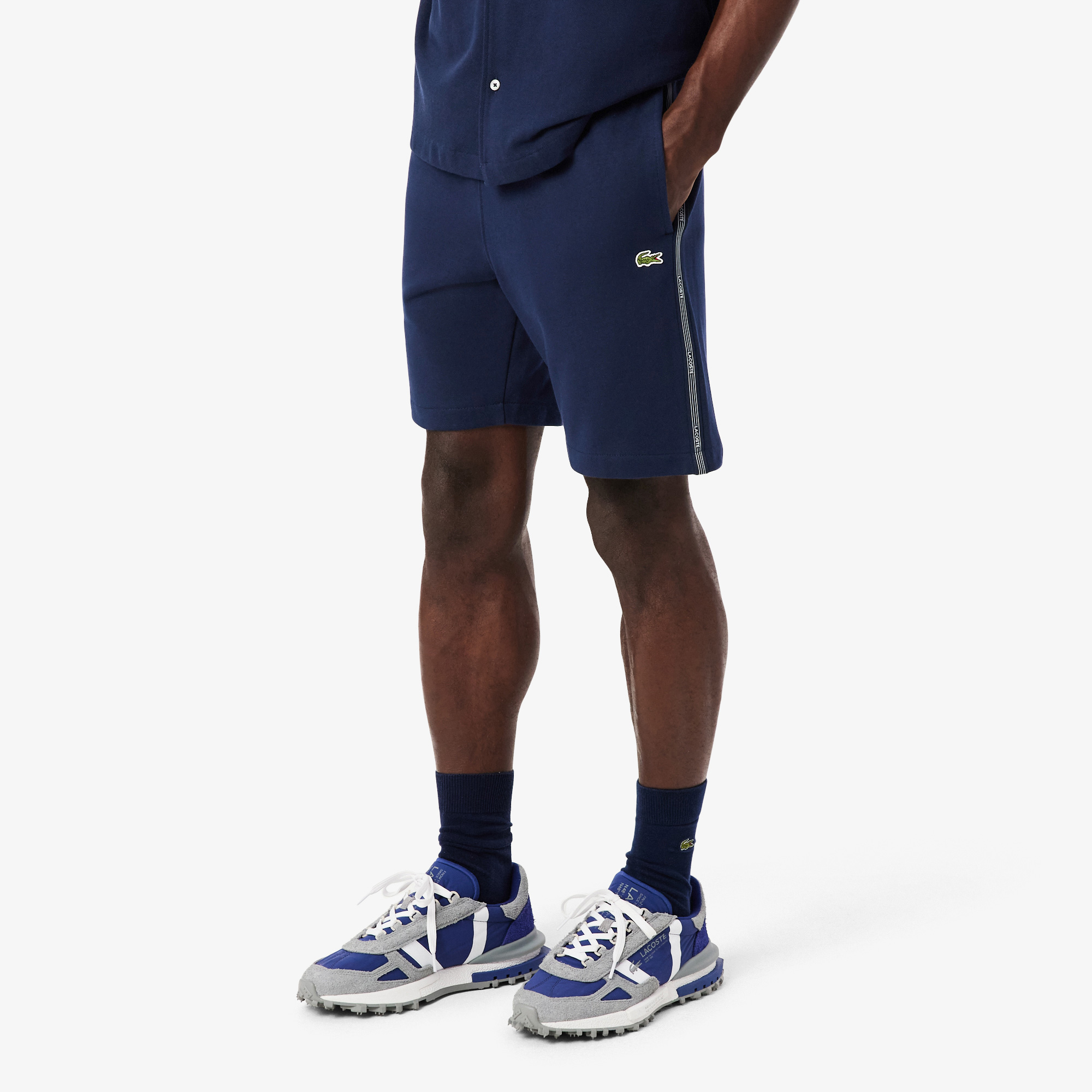 Lacoste Erkek Regular Fit Lacivert Şort görsel 2