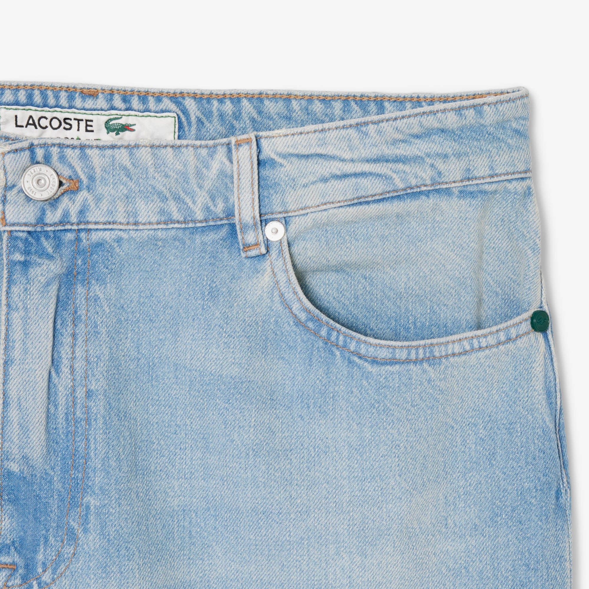 Erkek Loose Fit Mavi Jean Pantolon