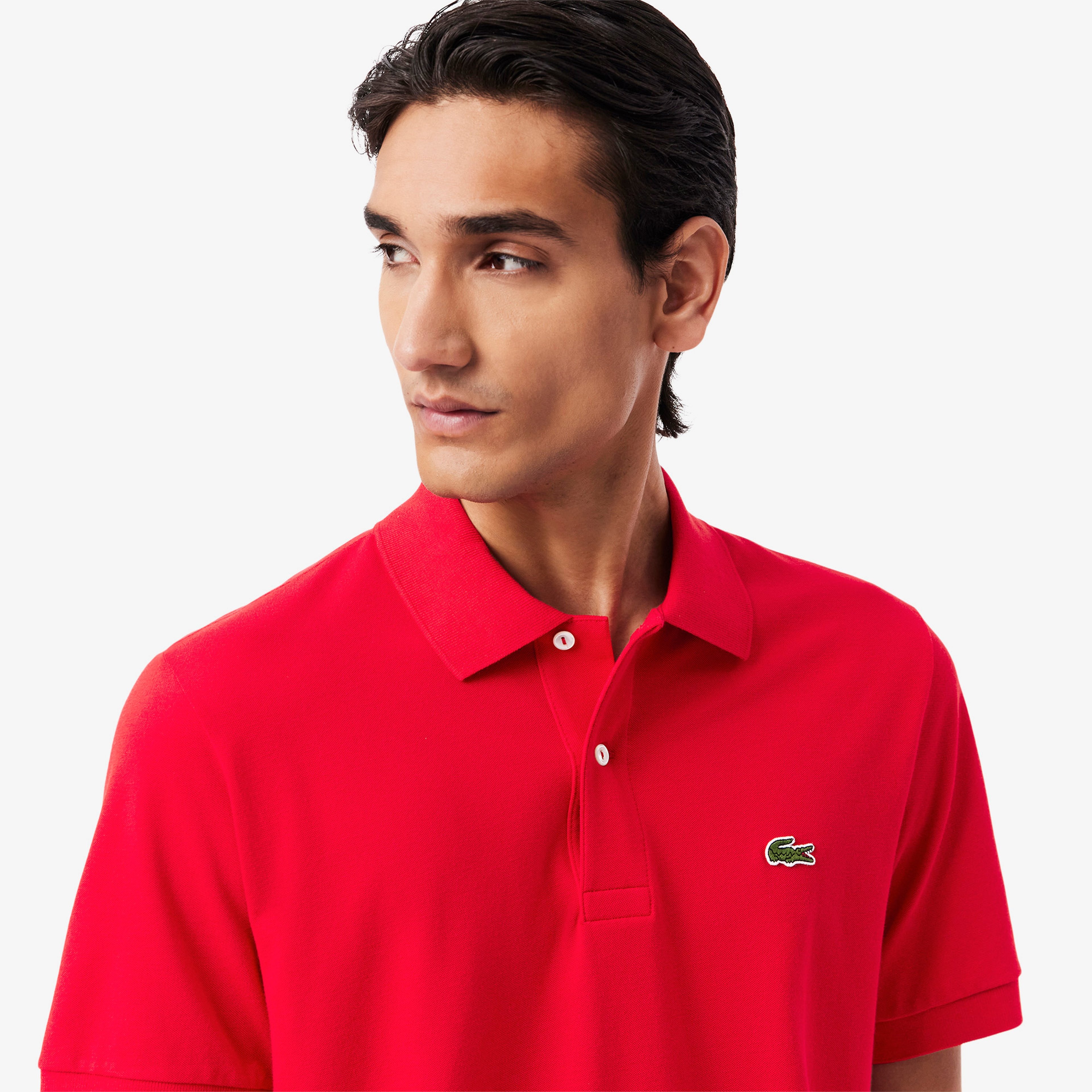 L.12.12 Light Erkek Classic Fit Kırmızı Polo