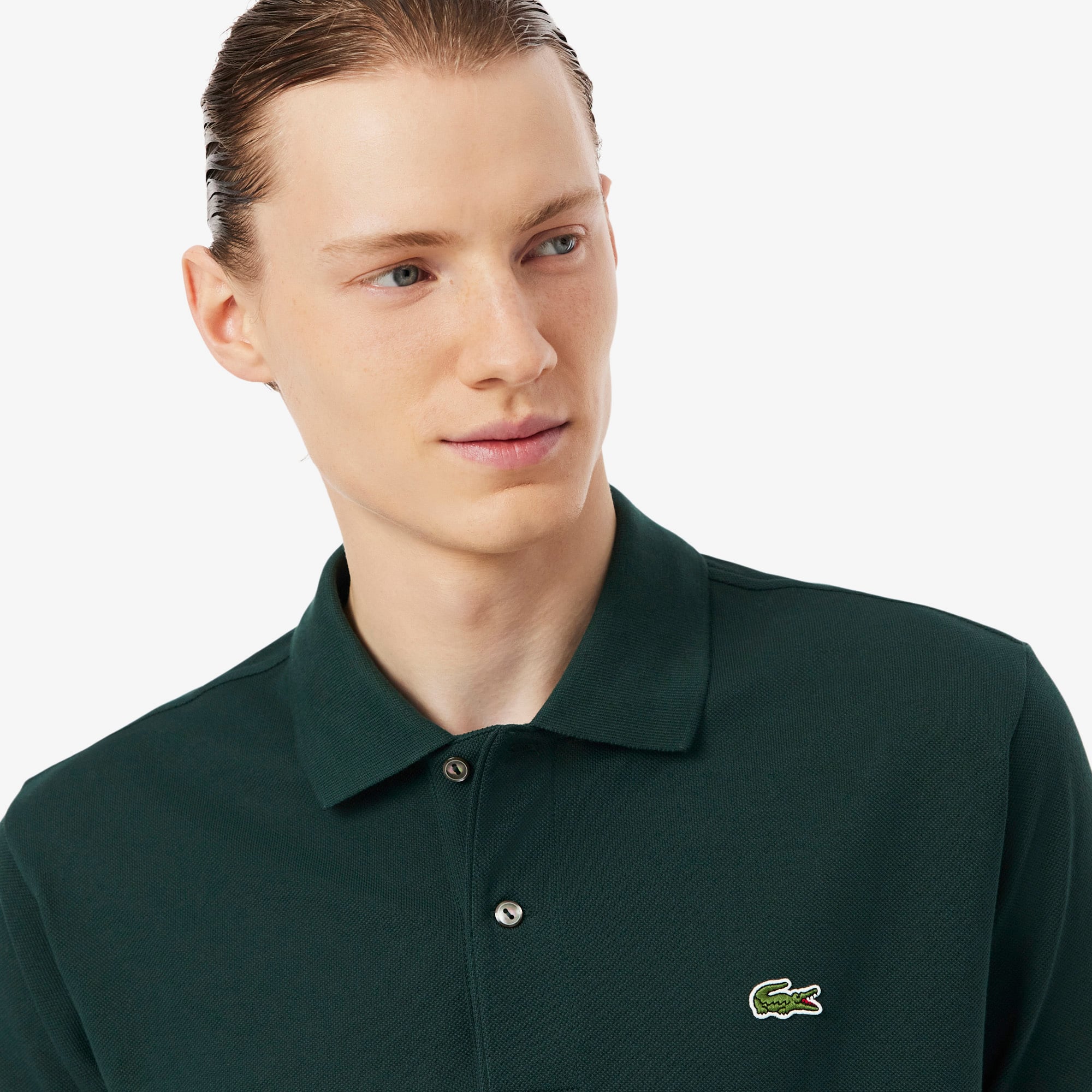 Lacoste L.12.12 Erkek Classic Fit Yeşil Polo görsel 2