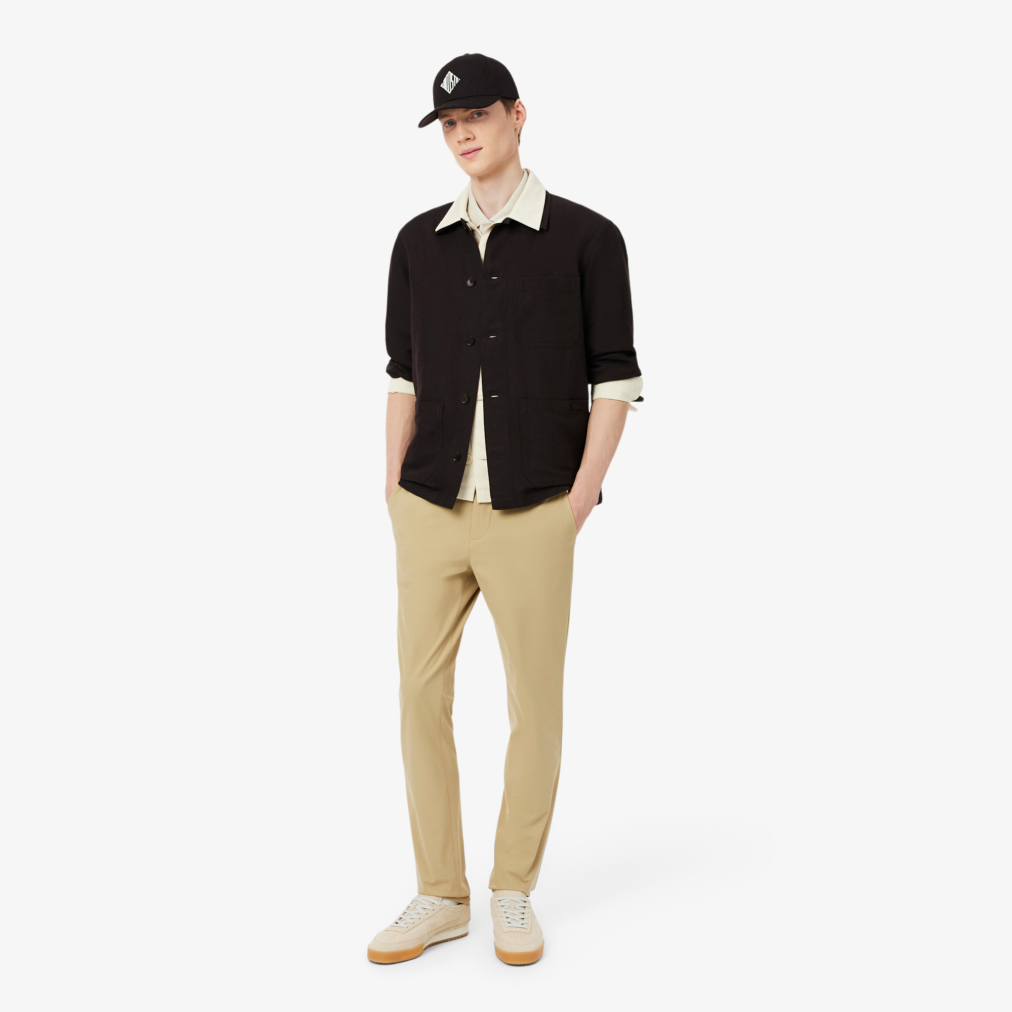 Lacoste Aura Erkek Bej Sneaker görsel 7