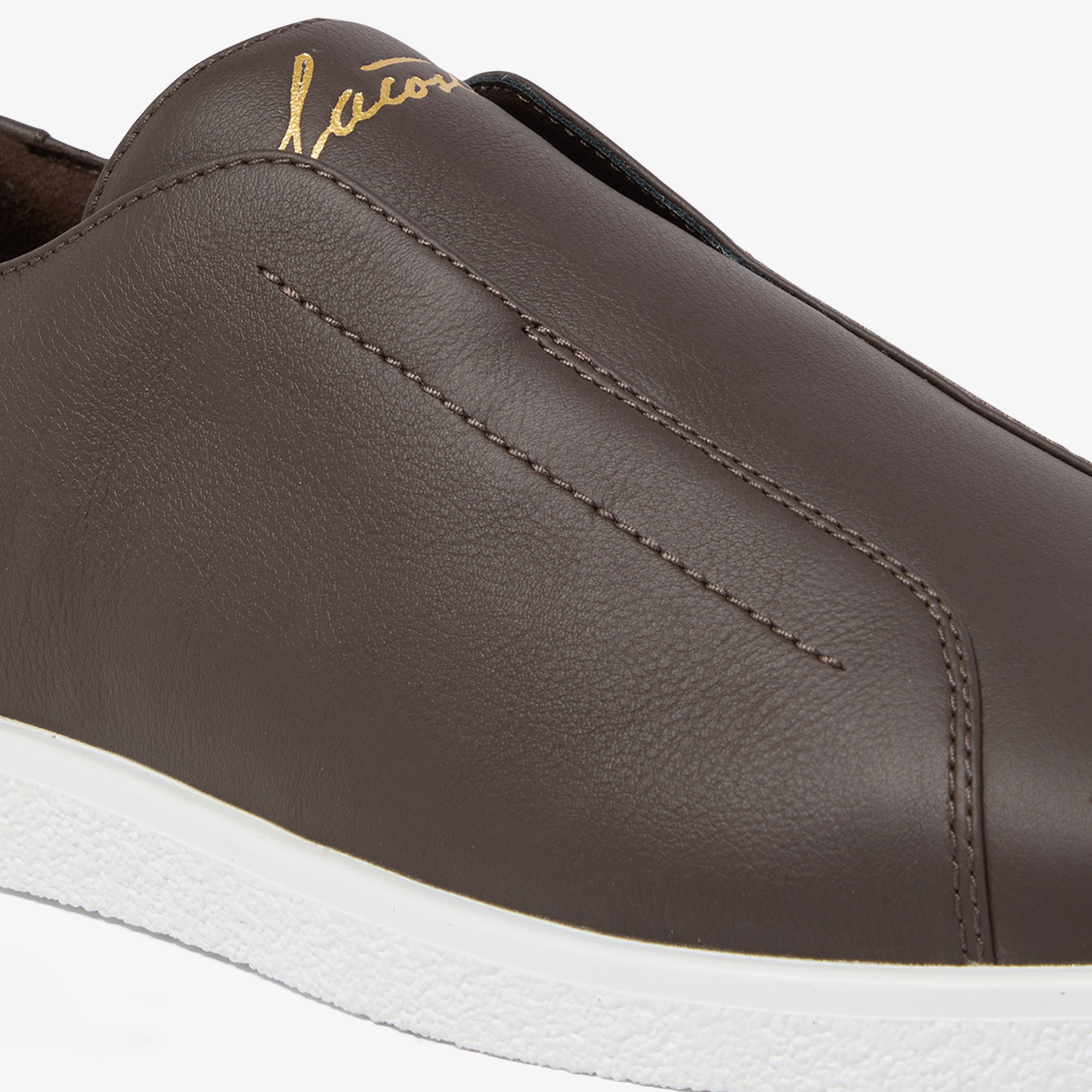 Linecourt Slip-On Erkek Kahverengi Sneaker 751SMA0096.2A6 | Lacoste