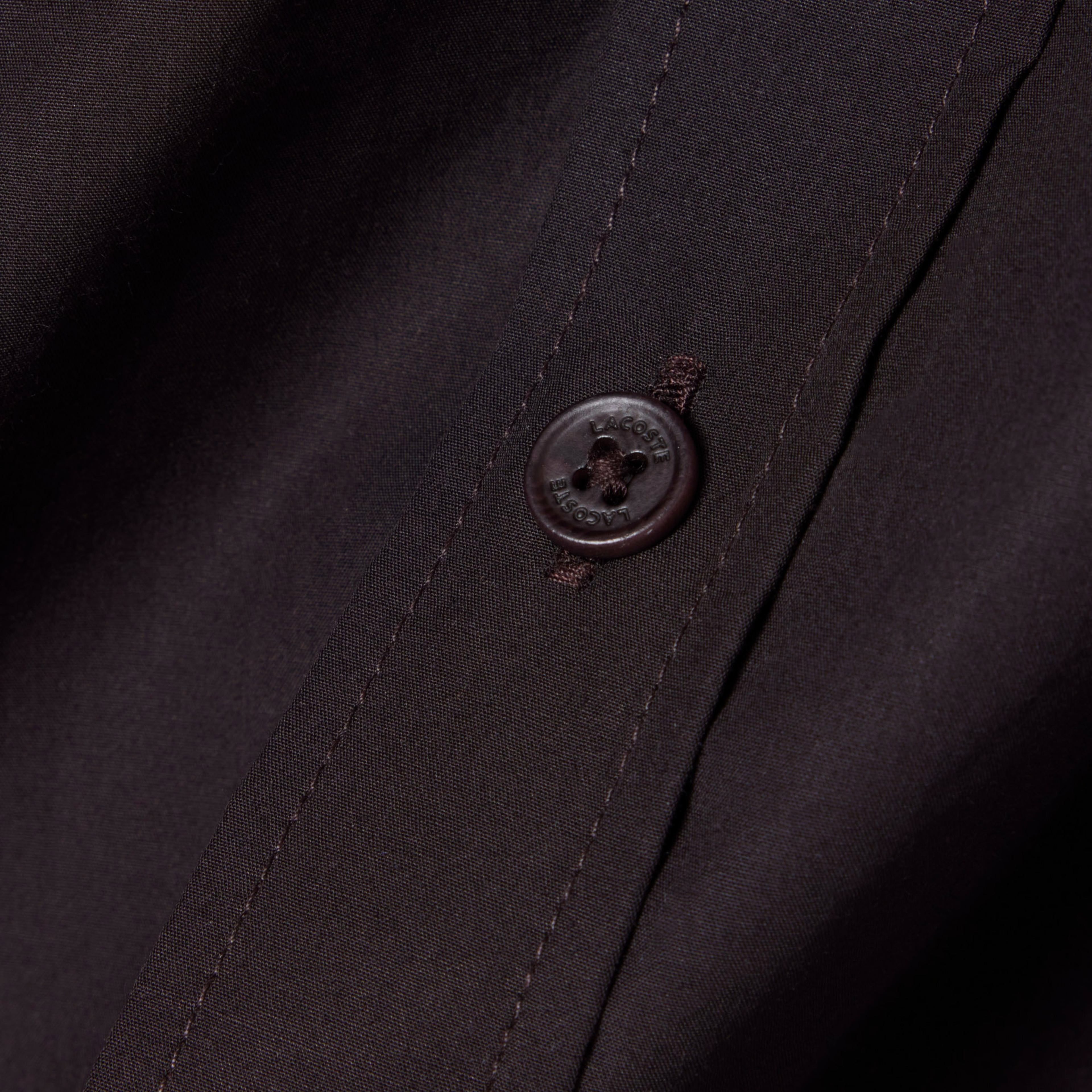 Erkek Regular Fit Düğmeli Yaka Kahverengi Gömlek Erkek Regular Fit Düğmeli Yaka Kahverengi Gömlek