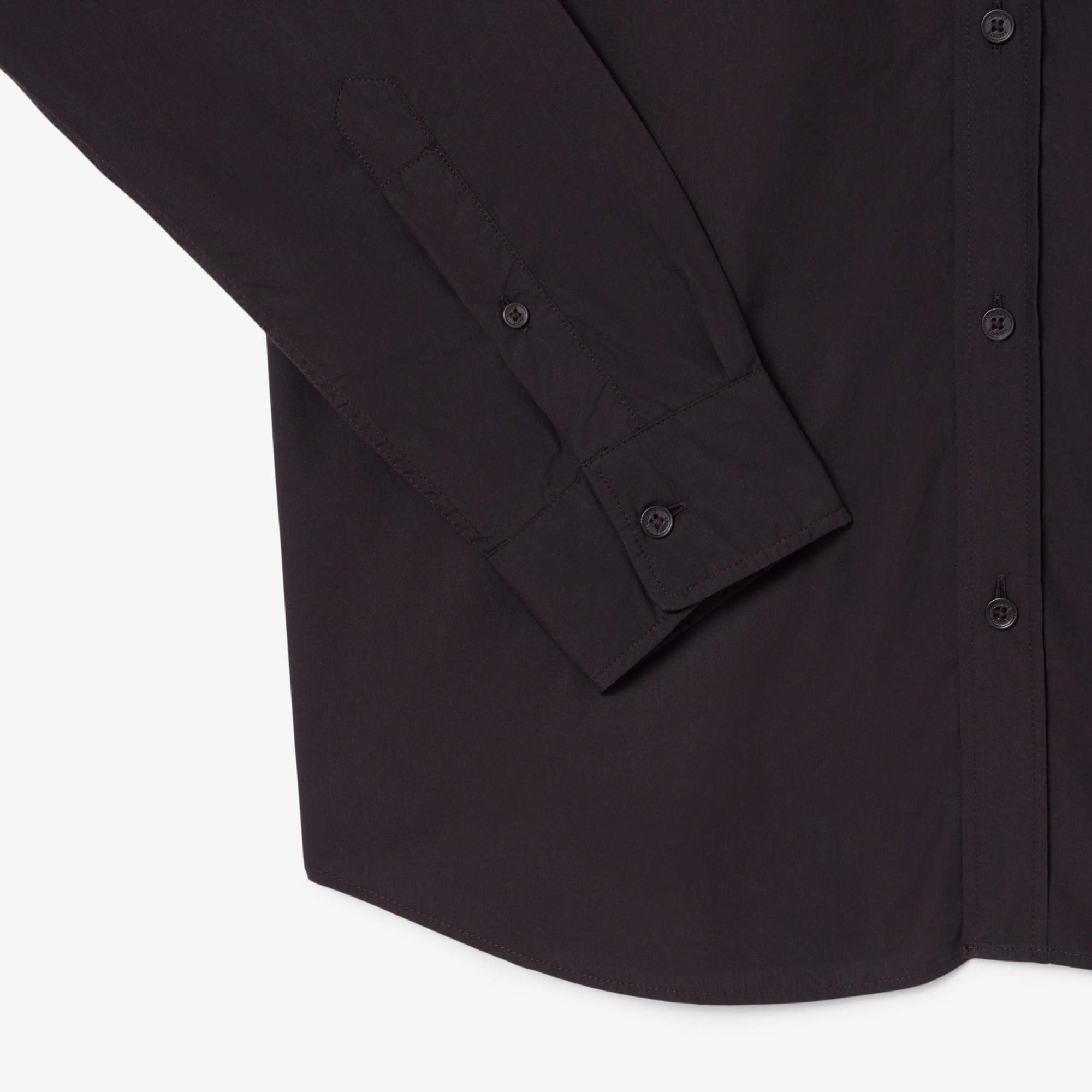 Lacoste Erkek Regular Fit Düğmeli Yaka Kahverengi Gömlek görsel 6