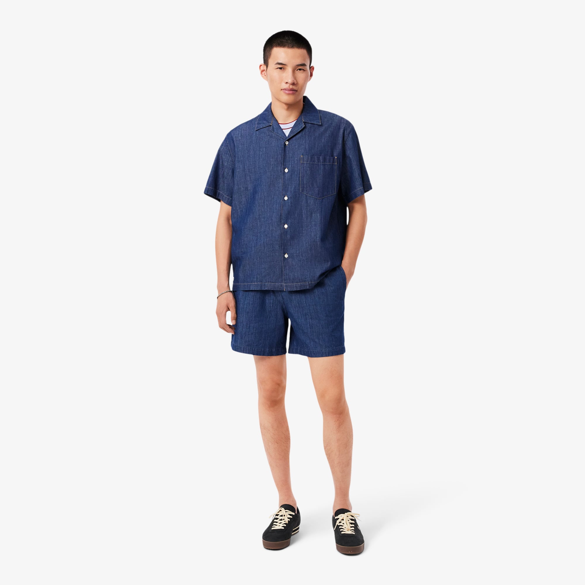 Lacoste Aura Erkek Koyu Gri Sneaker görsel 7