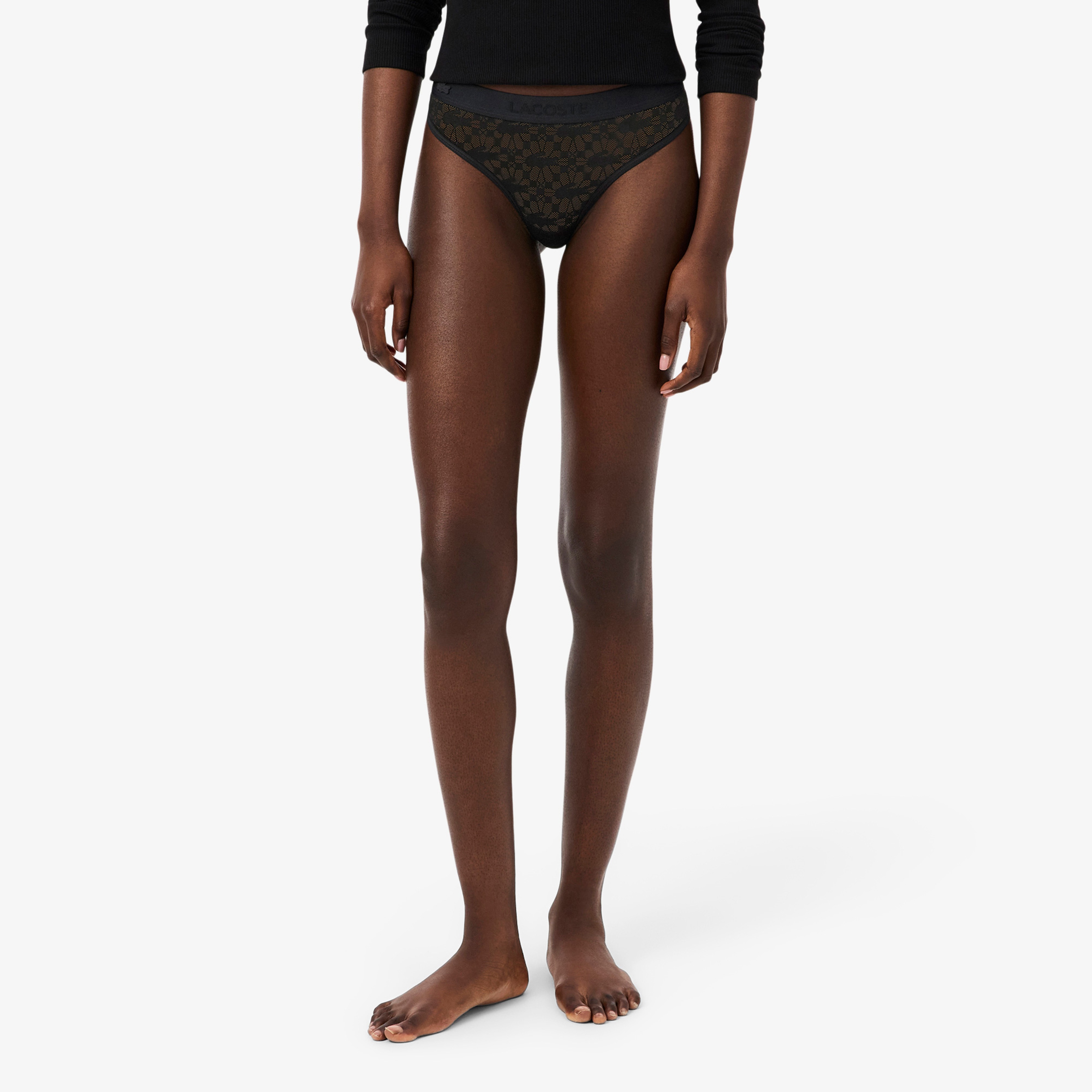 Kadın Desenli Siyah Külot Kadın Desenli Siyah Külot