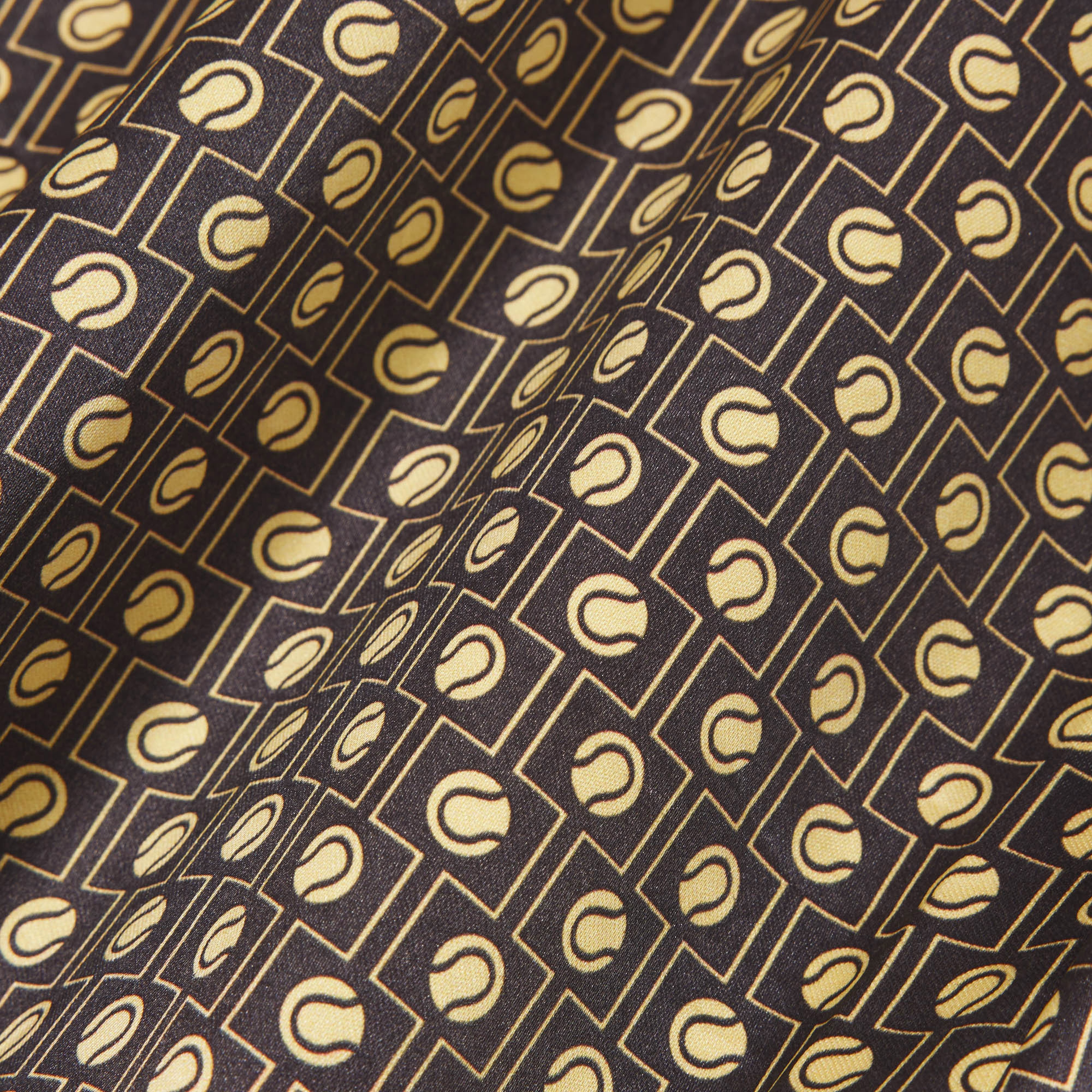 Kadın Oversize Fit Desenli Kahverengi Gömlek