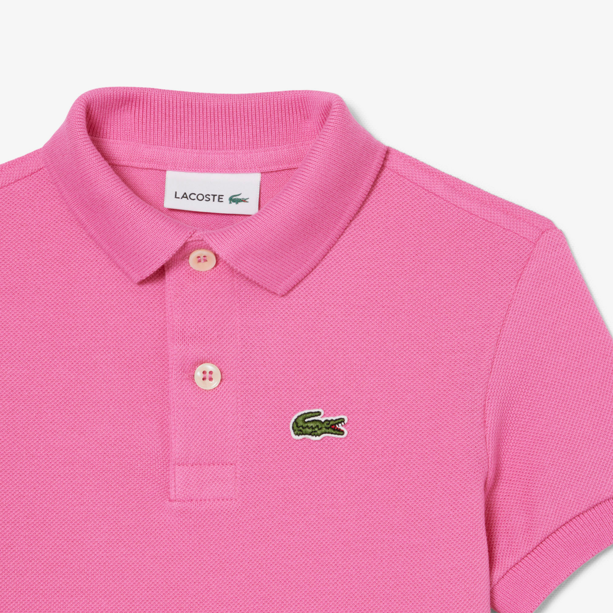 Lacoste Çocuk Pembe Polo görsel 6