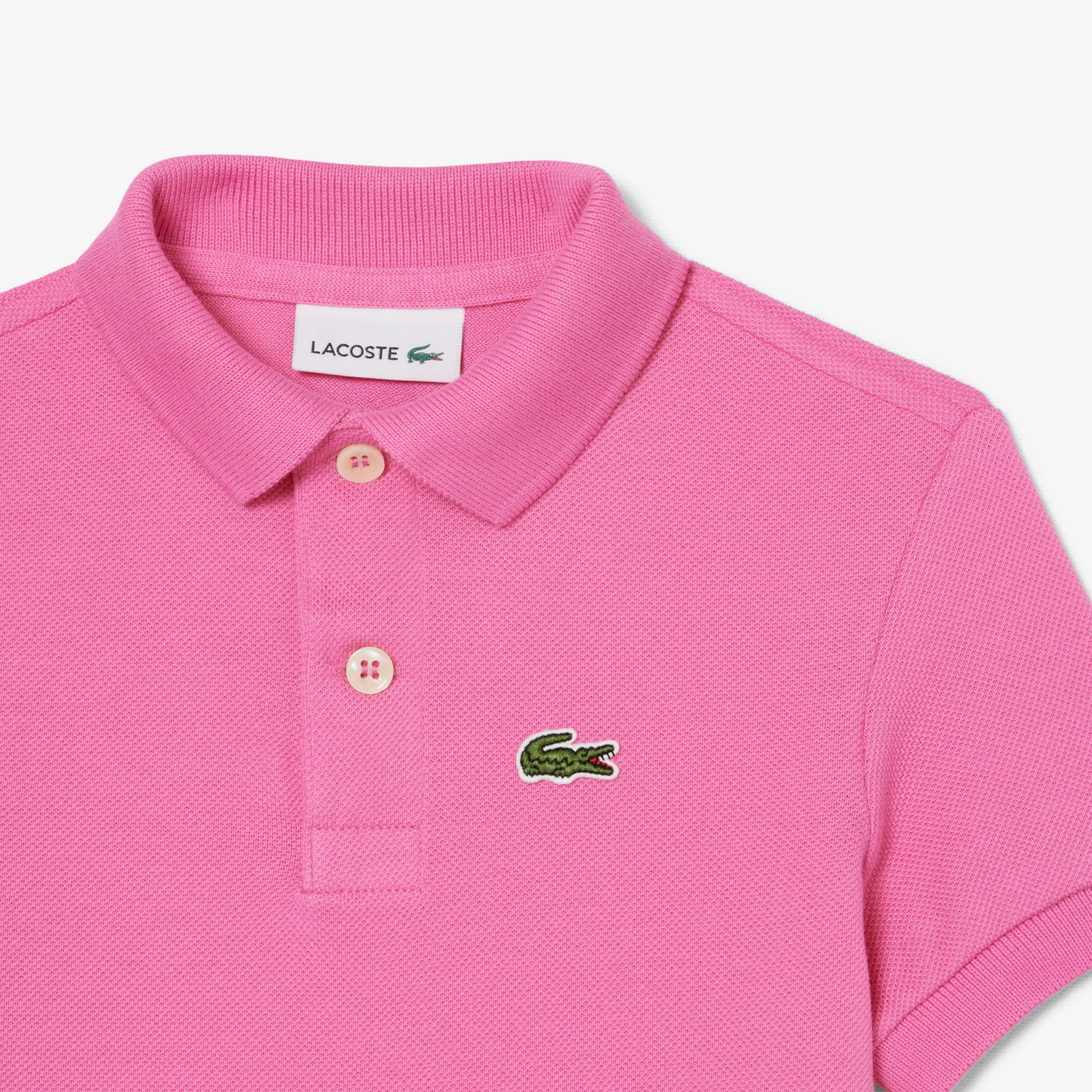 Çocuk Regular Fit Polo Yaka Pembe Polo