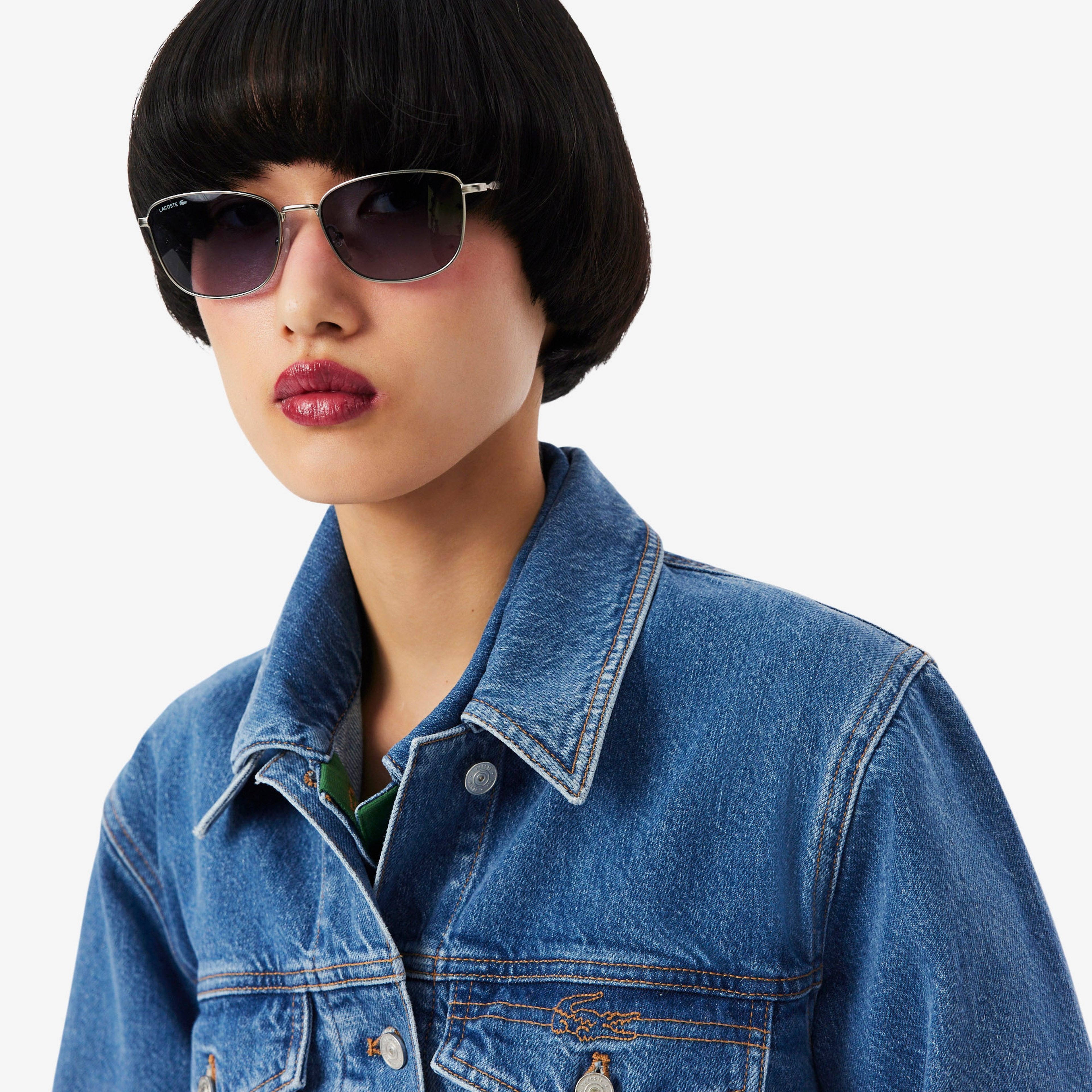 Kadın Uzun Kollu Denim Mavi Ceket Kadın Uzun Kollu Denim Mavi Ceket