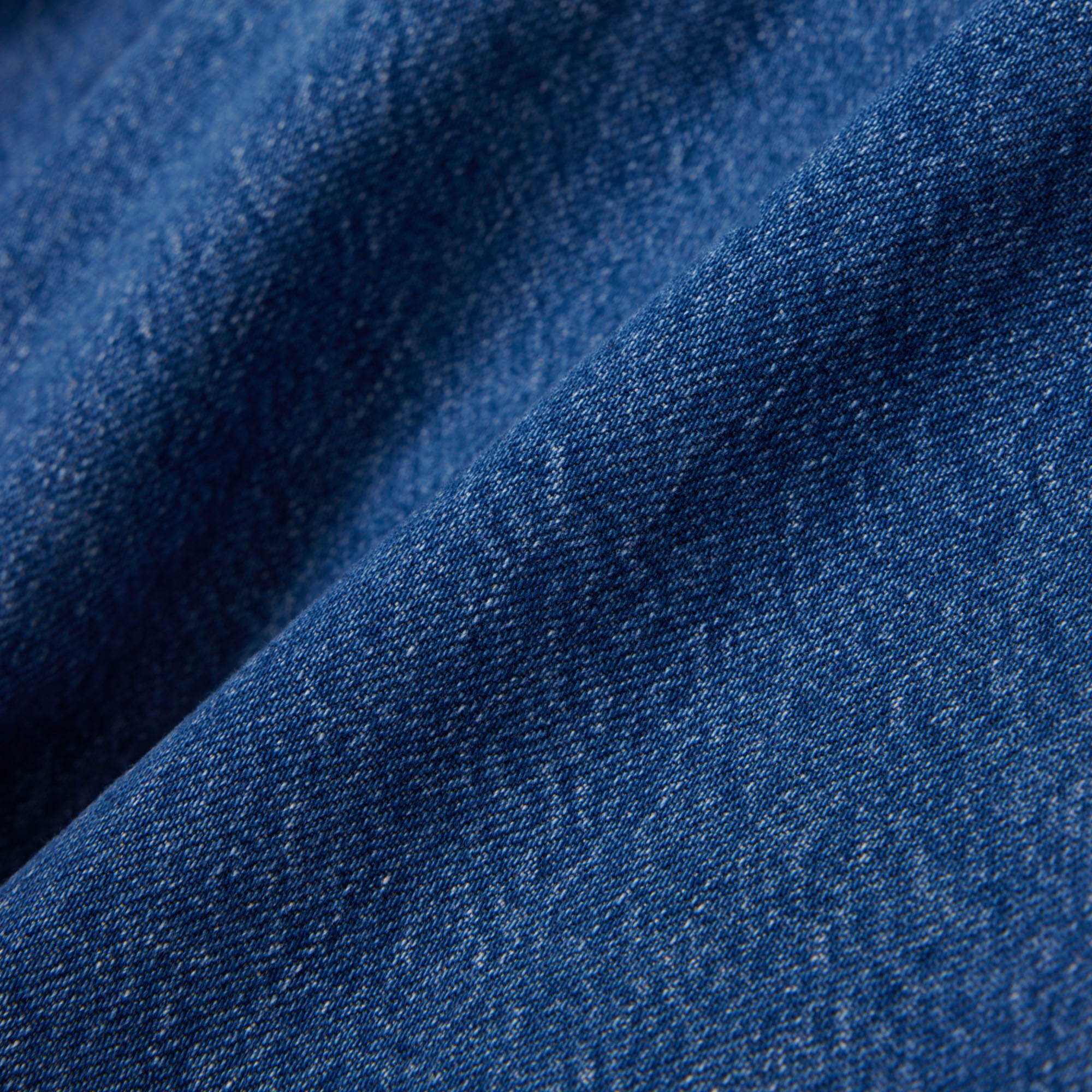 Kadın Uzun Kollu Denim Mavi Ceket