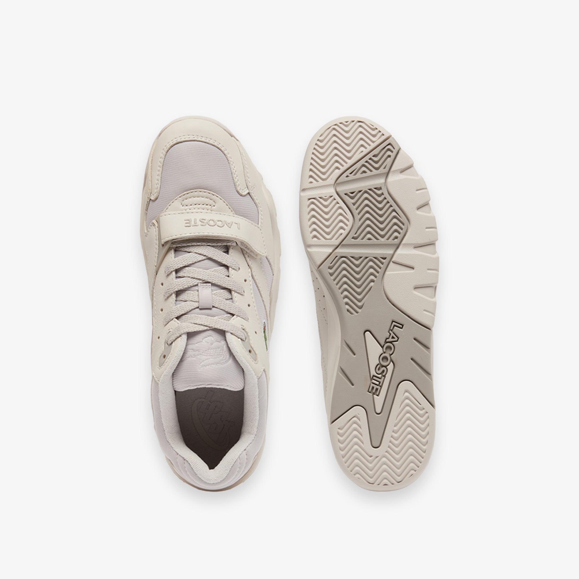 Lacoste Game Trainer Pro Erkek Krem Sneaker görsel 4