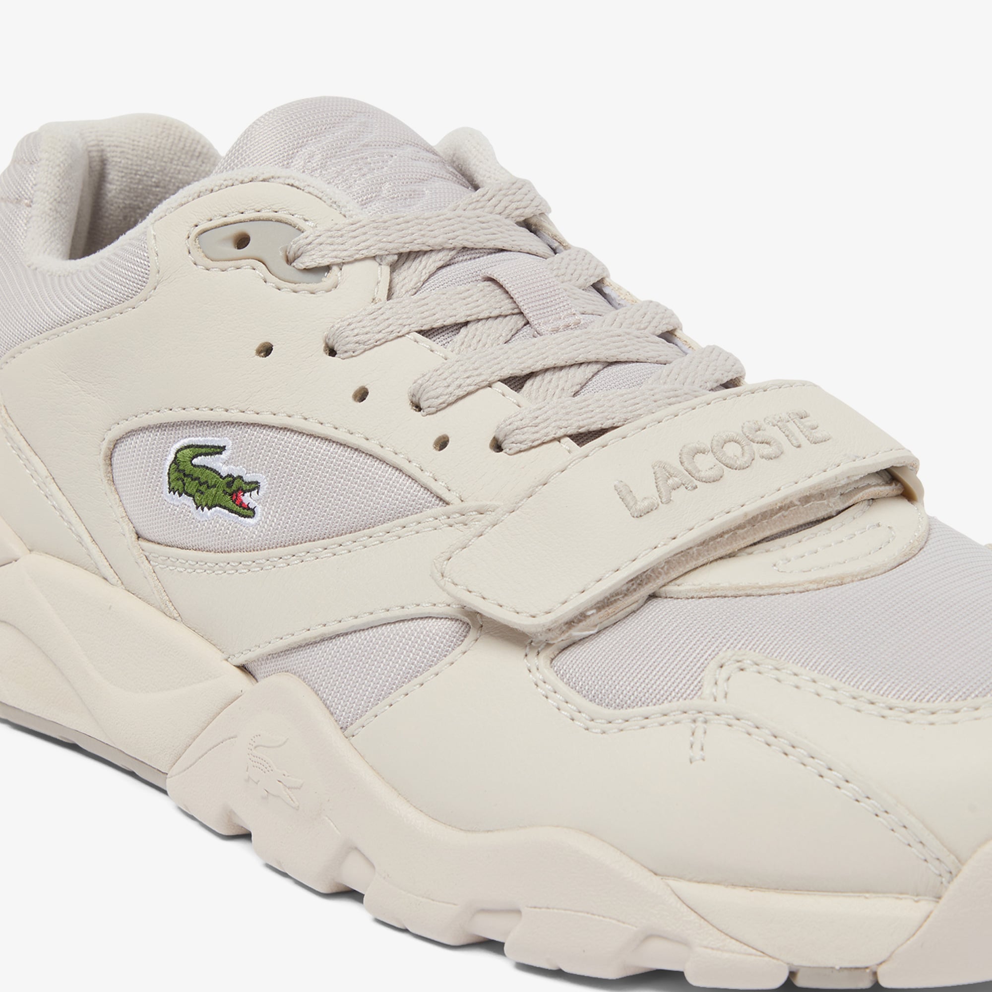 Lacoste Game Trainer Pro Erkek Krem Sneaker görsel 6