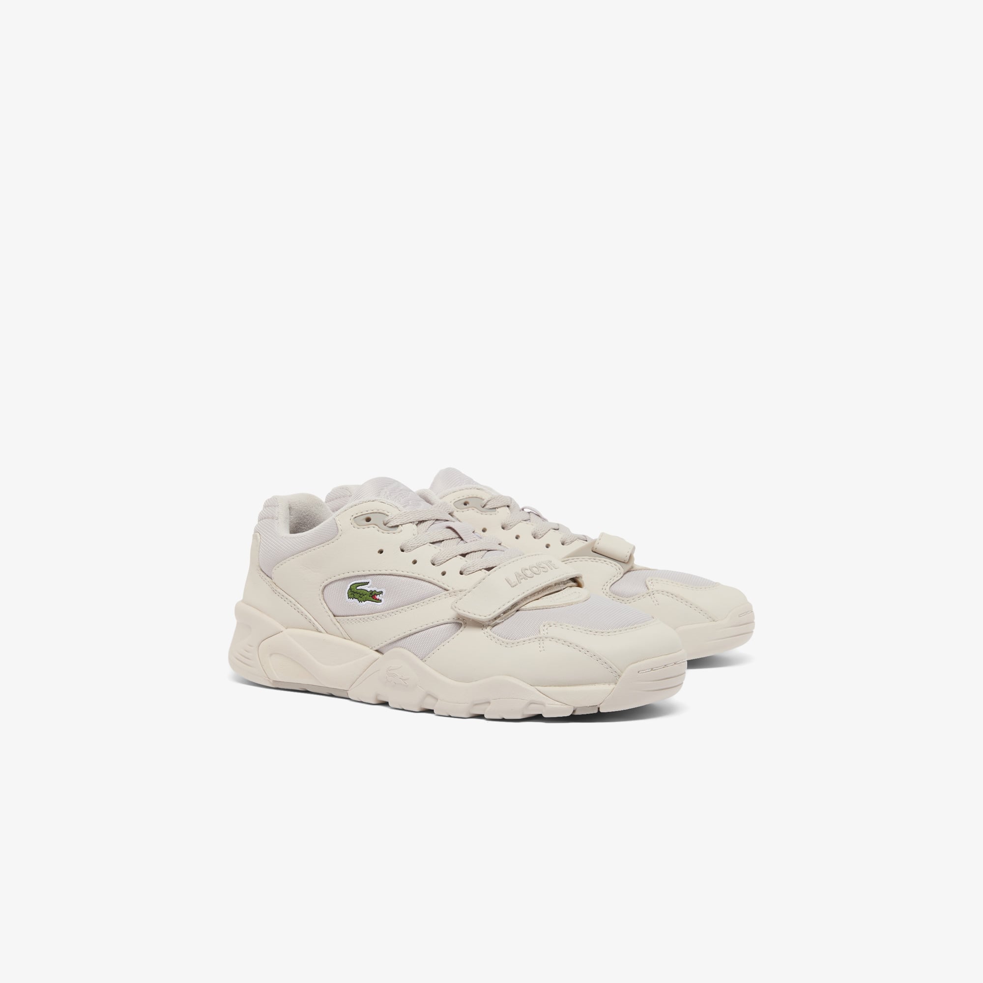 Lacoste Game Trainer Pro Erkek Krem Sneaker görsel 2