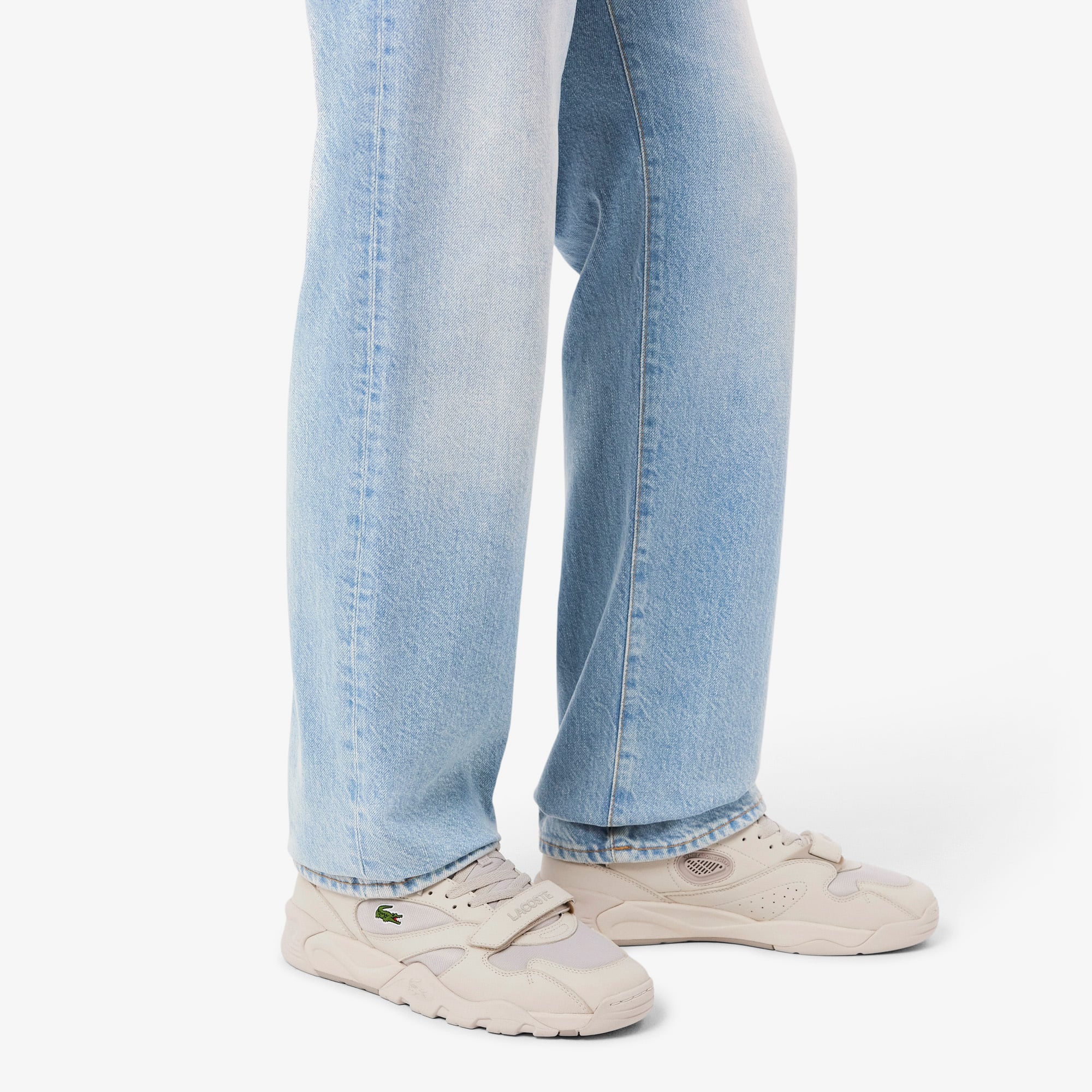 Lacoste Game Trainer Pro Erkek Krem Sneaker görsel 8
