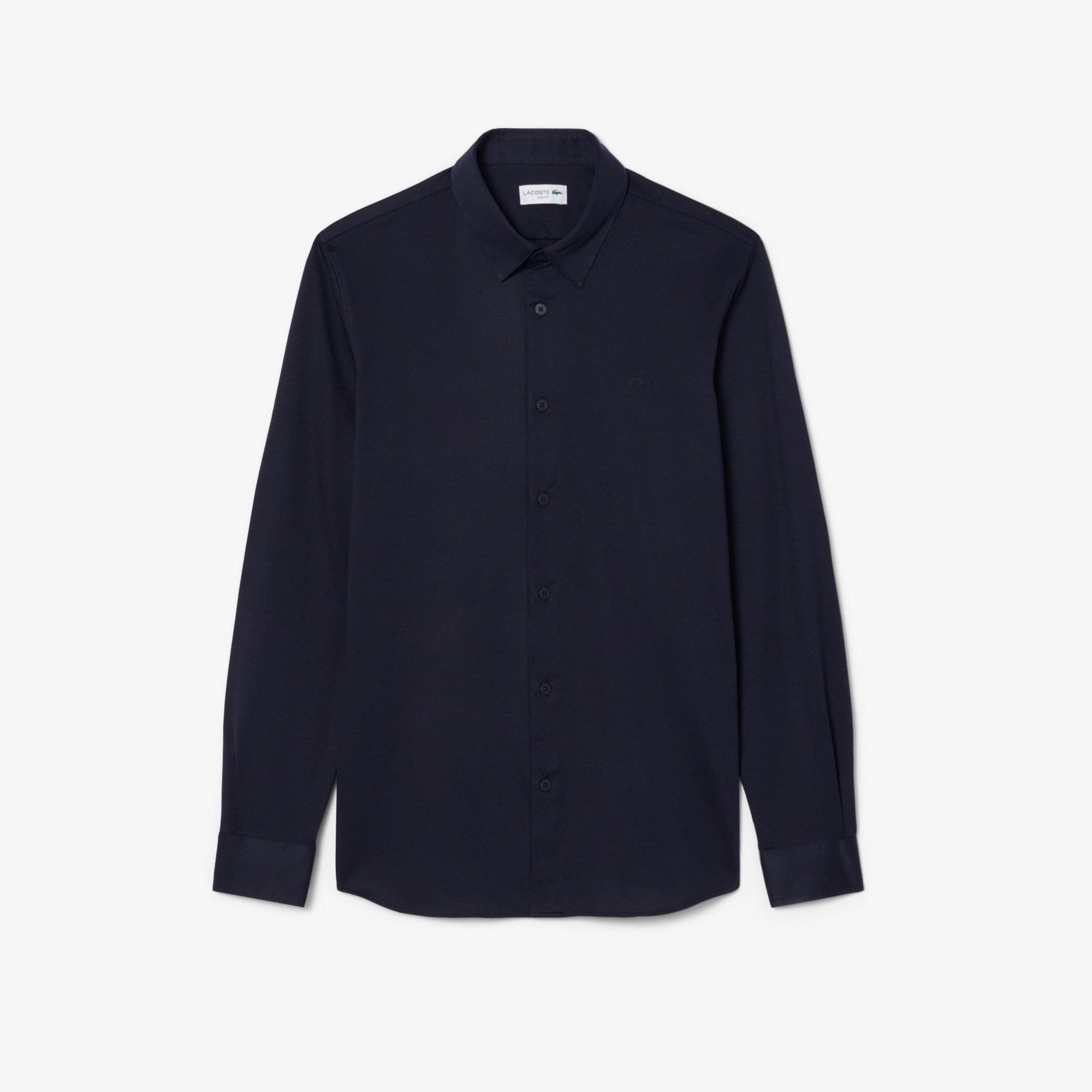 Lacoste Erkek Slim Fit Lacivert Gömlek görsel 5