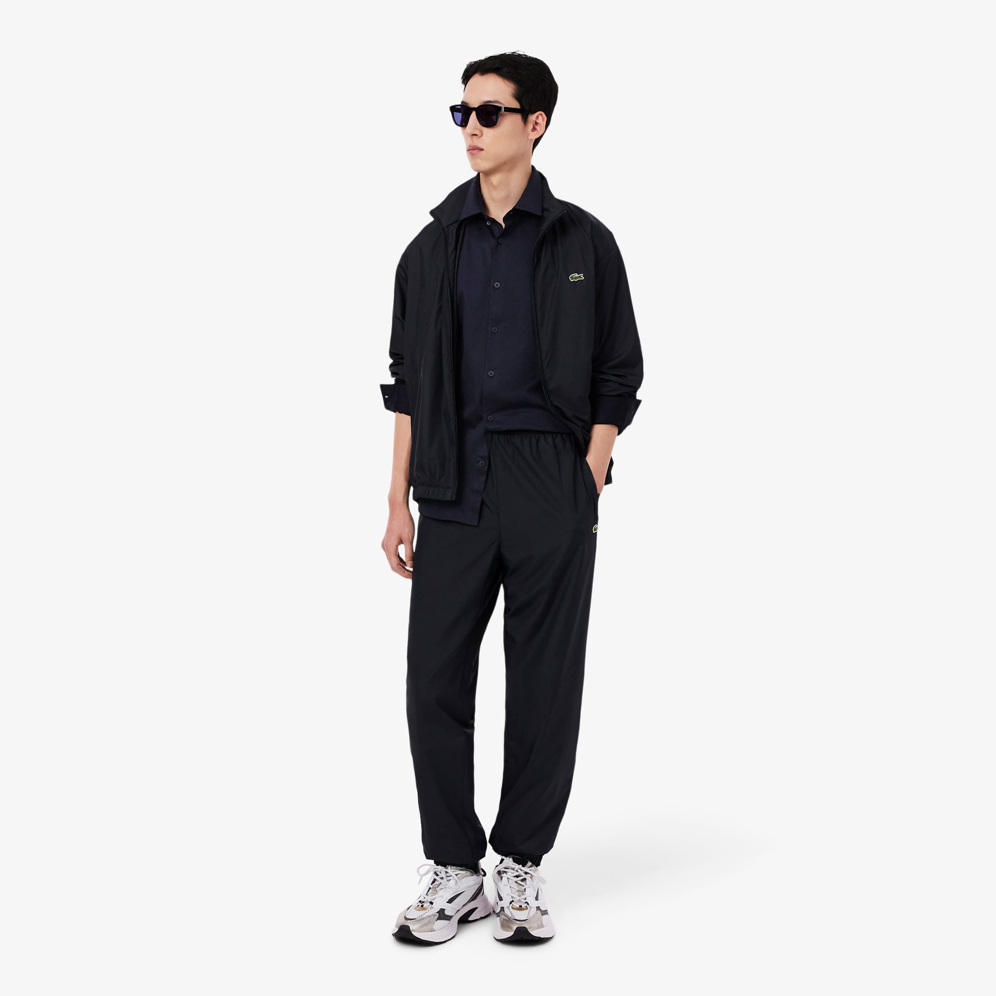 Lacoste Erkek Slim Fit Lacivert Gömlek görsel 4