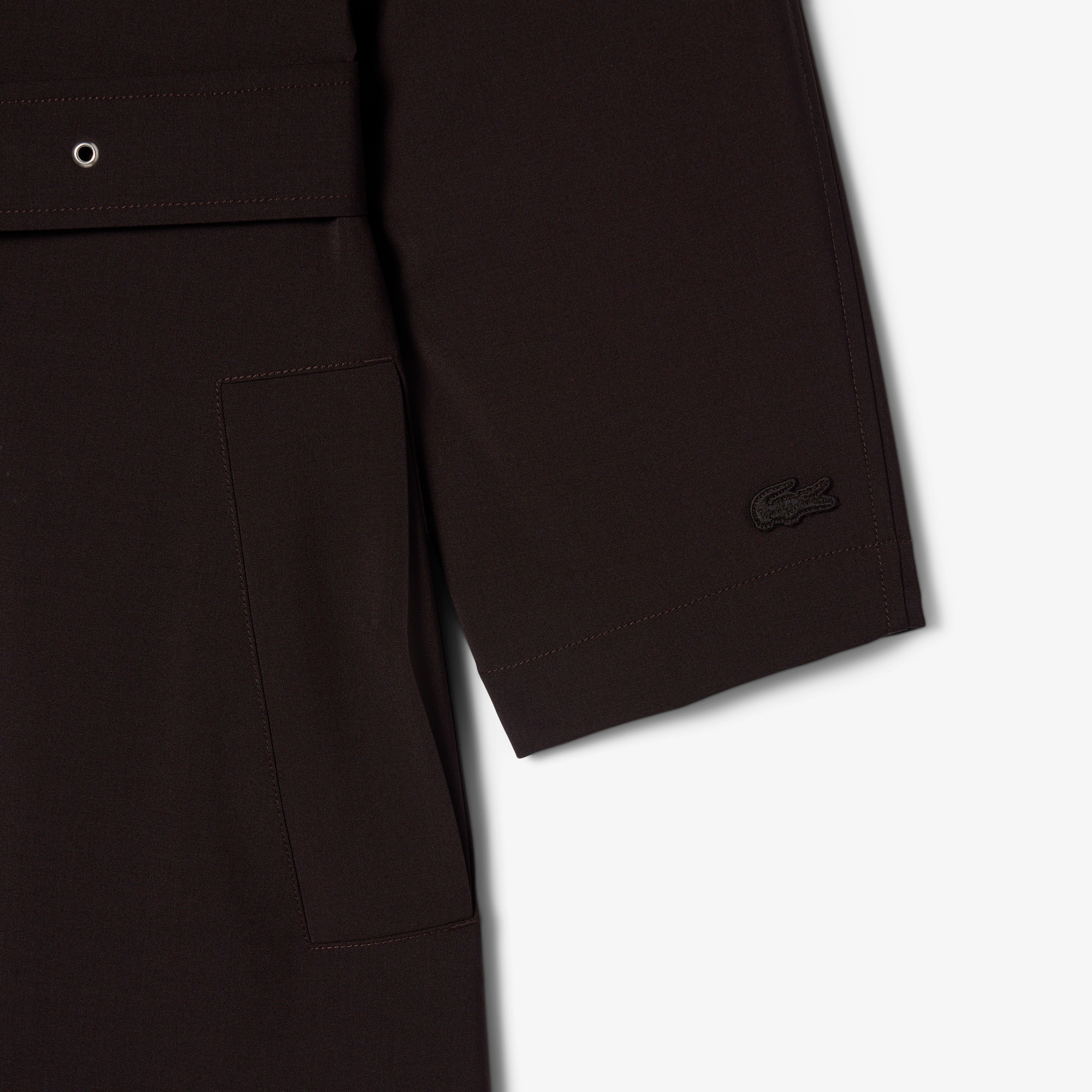 Kadın Oversize Fit Koyu Kahverengi Trençkot