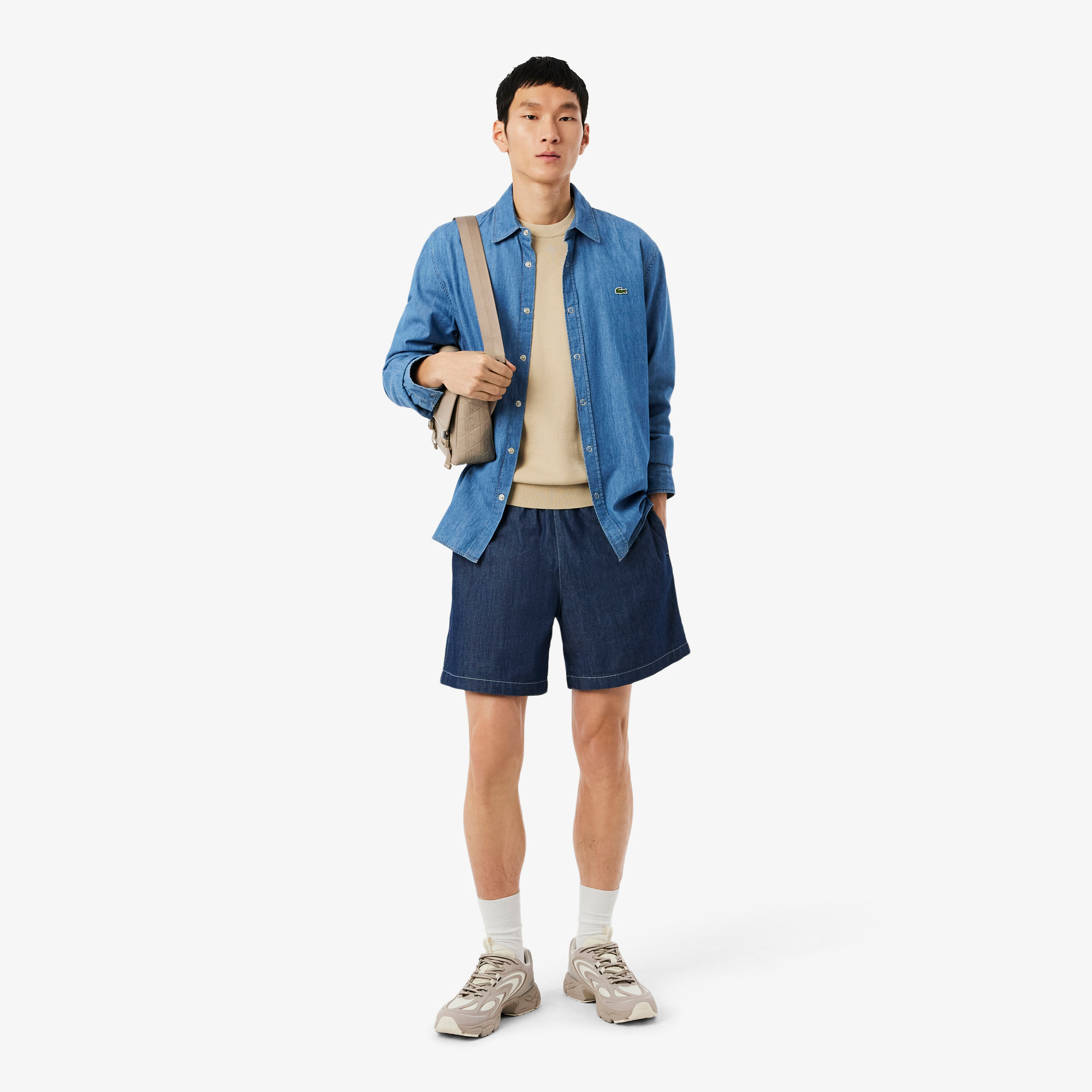 Lacoste Storm 96 Tech Erkek Gri Sneaker görsel 7