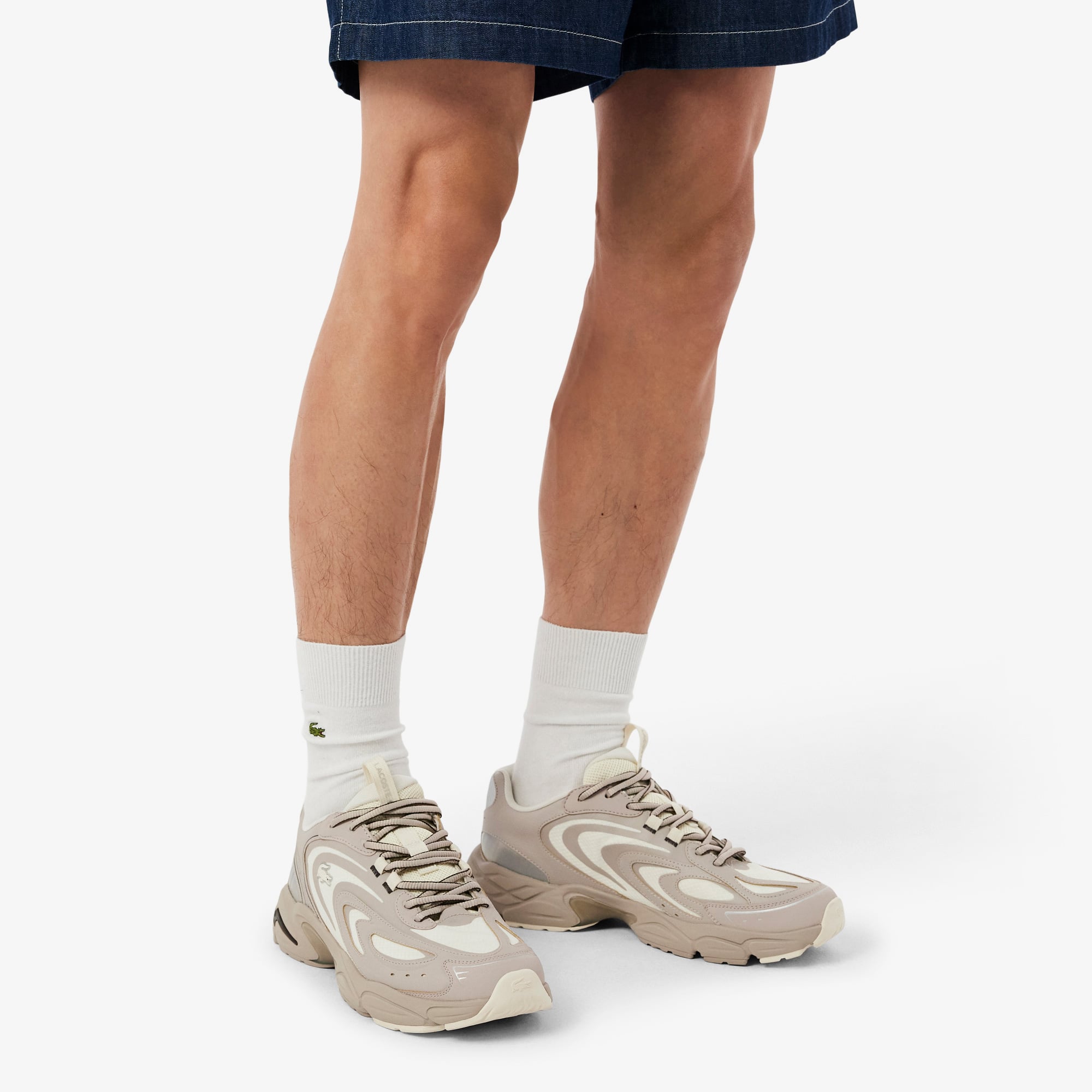 Lacoste Storm 96 Tech Erkek Gri Sneaker görsel 8