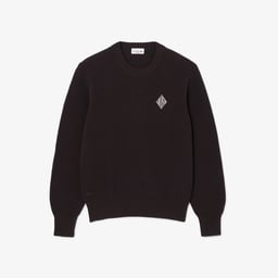 Erkek Classic Fit Bisiklet Yaka Kahverengi Kazak Kahverengi