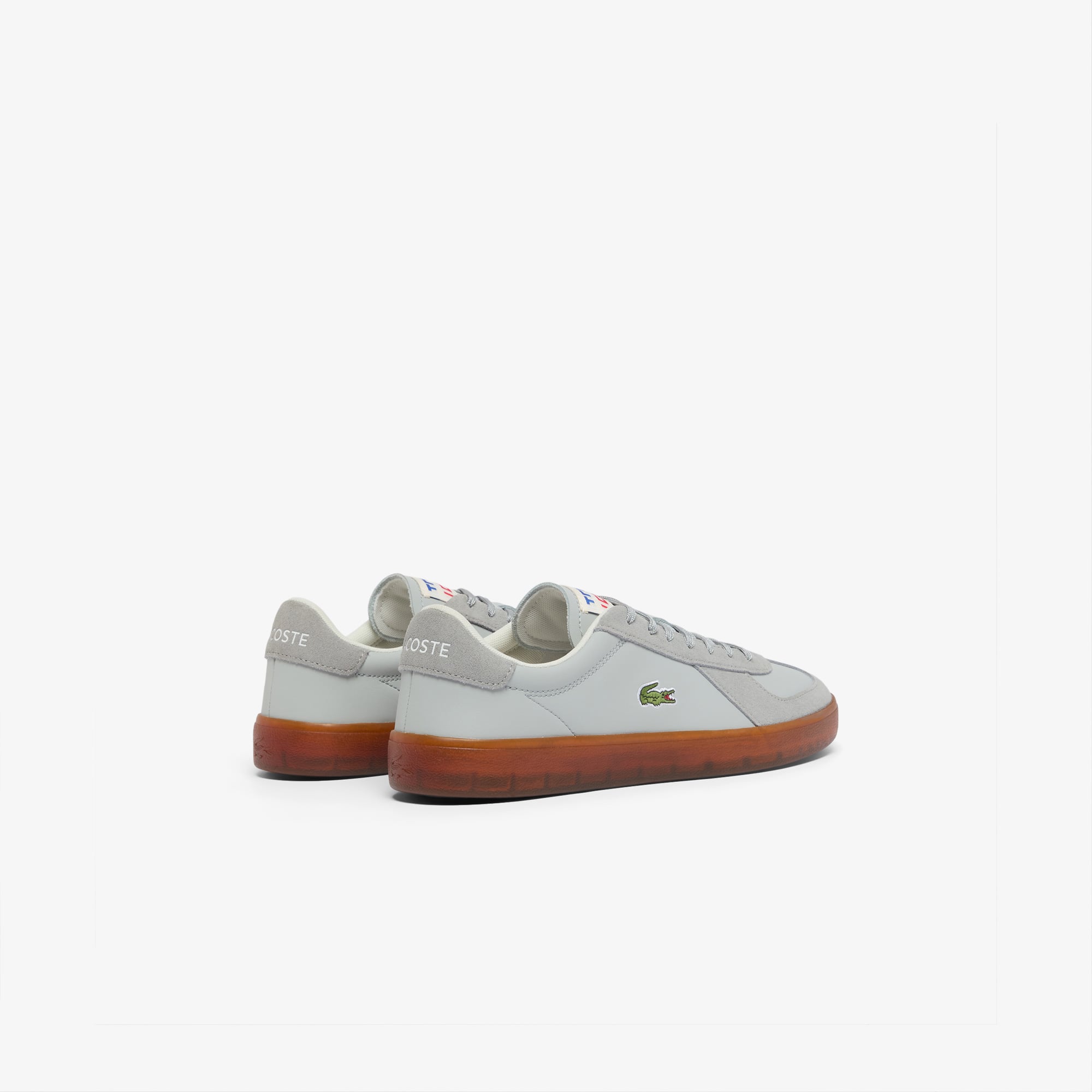 Lacoste Baseshot Pro Erkek Gri Sneaker görsel 3