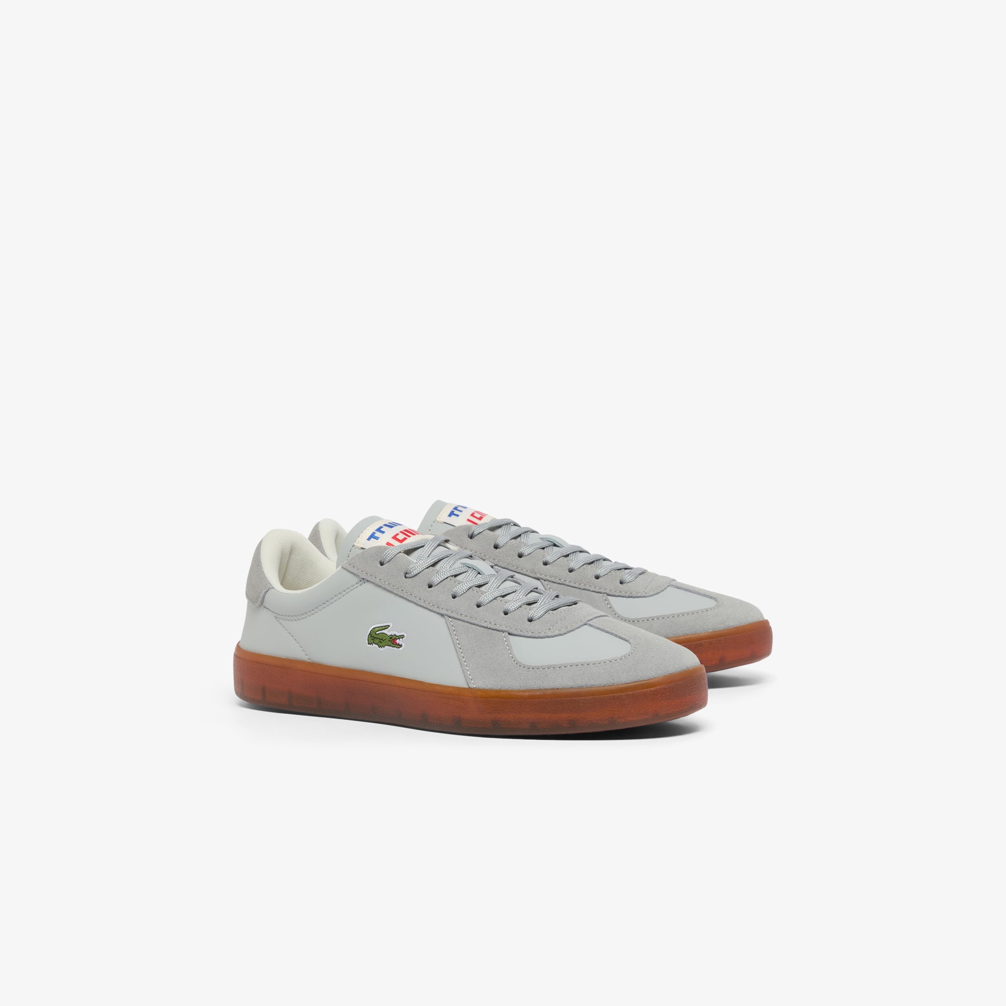 Lacoste Baseshot Pro Erkek Gri Sneaker görsel 2