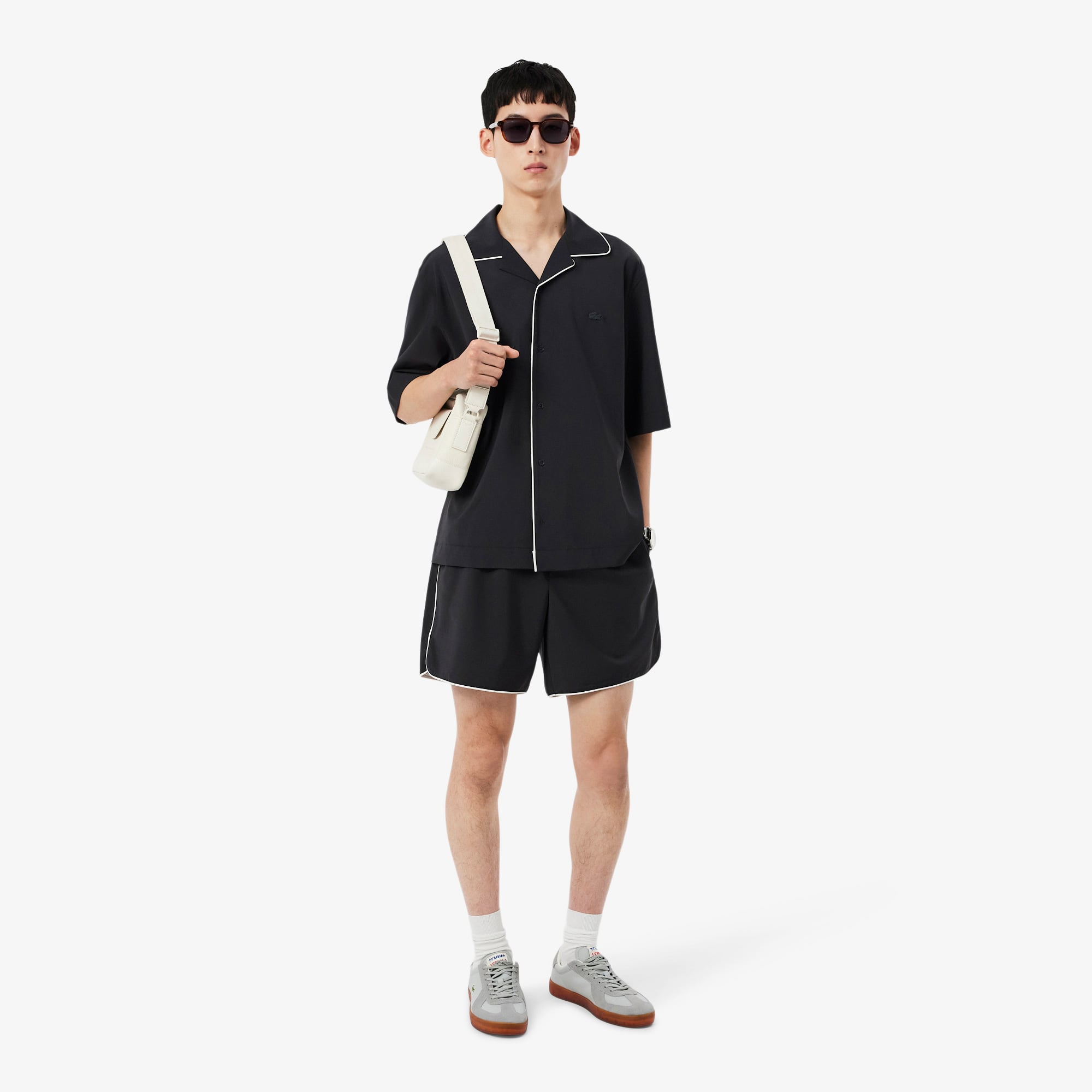 Lacoste Baseshot Pro Erkek Gri Sneaker görsel 7