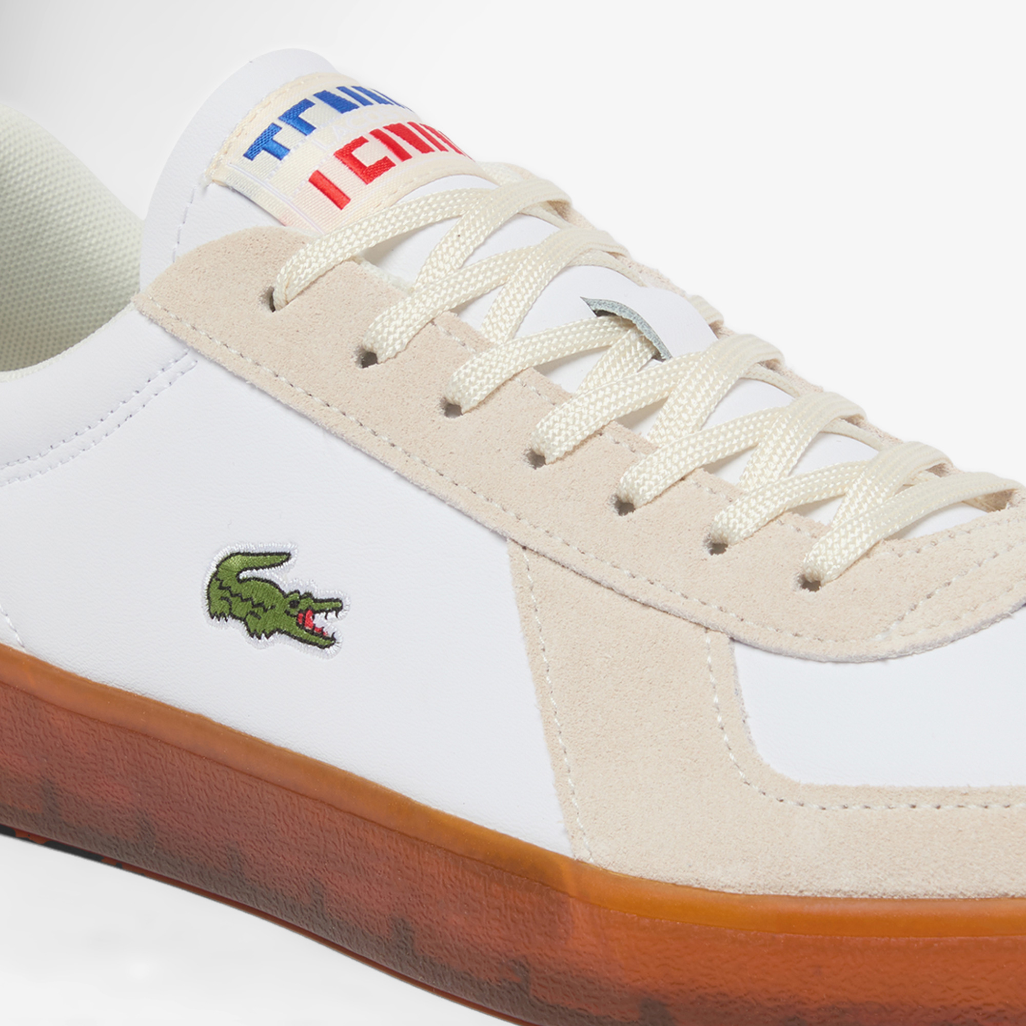 Lacoste Baseshot Pro Erkek Beyaz Sneaker görsel 6